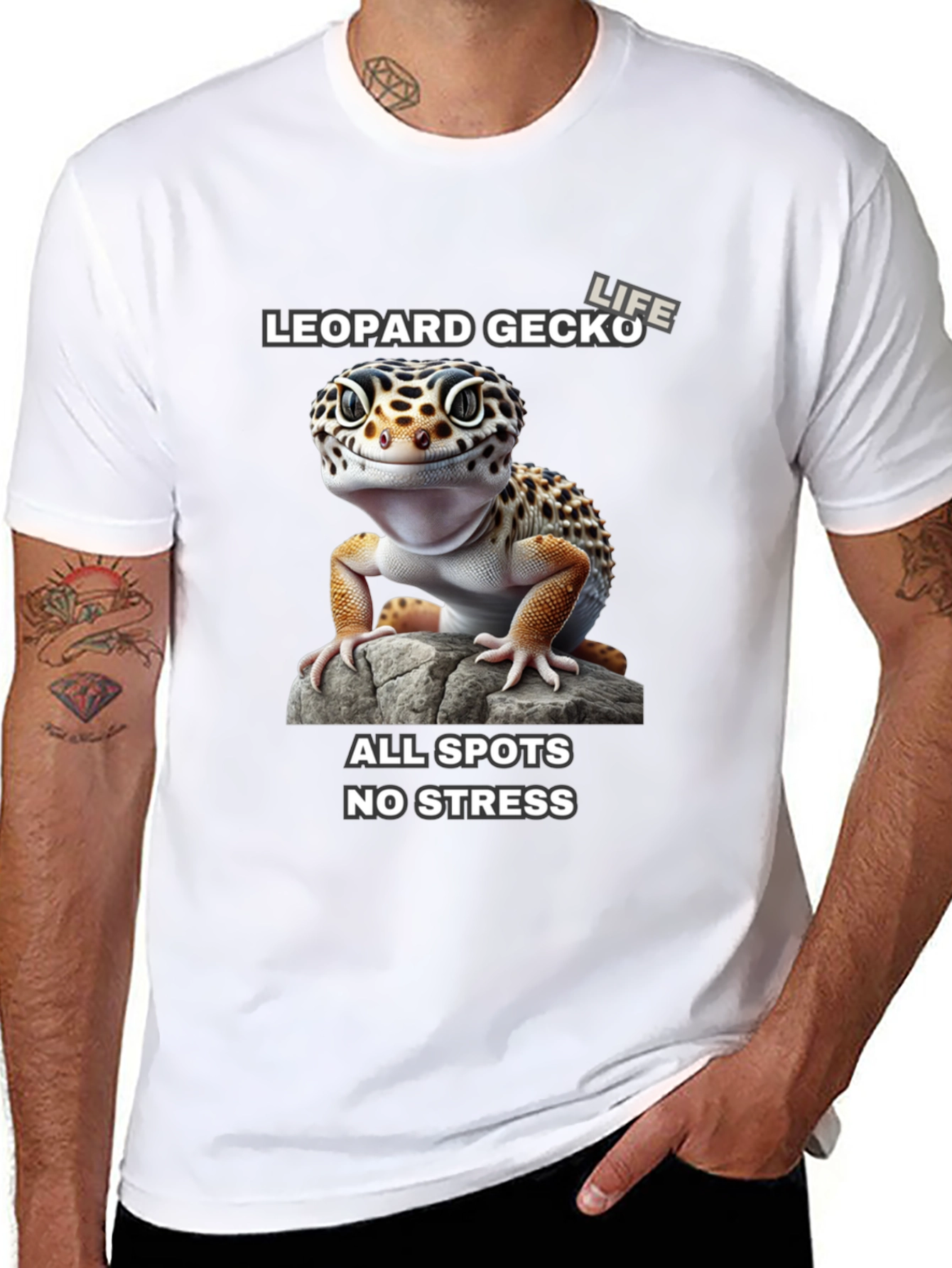 Leopard Gecko Life T-Shirt - All Spots No Stress