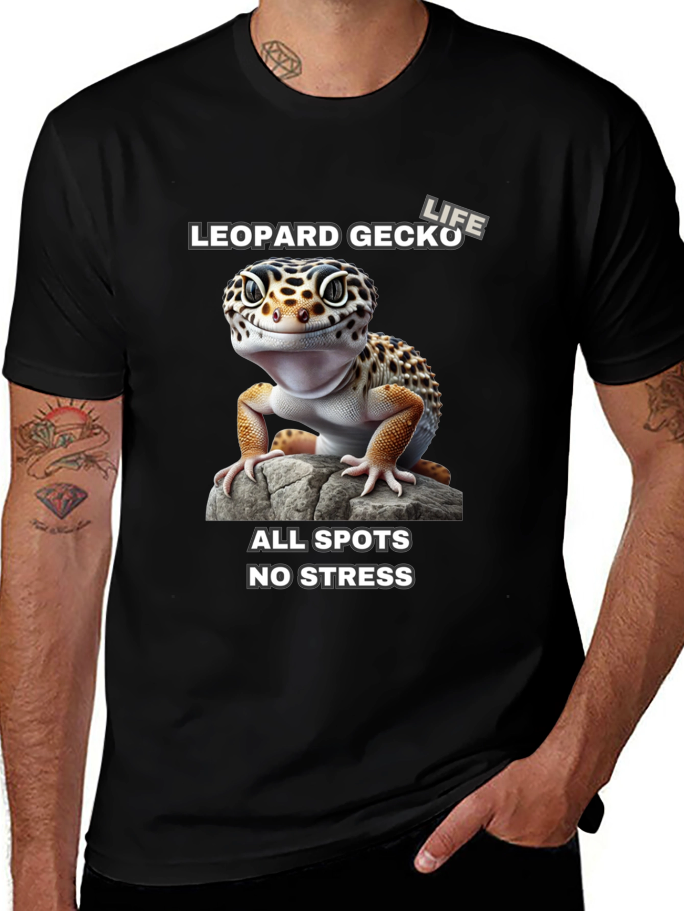 Leopard Gecko Life T-Shirt - All Spots No Stress