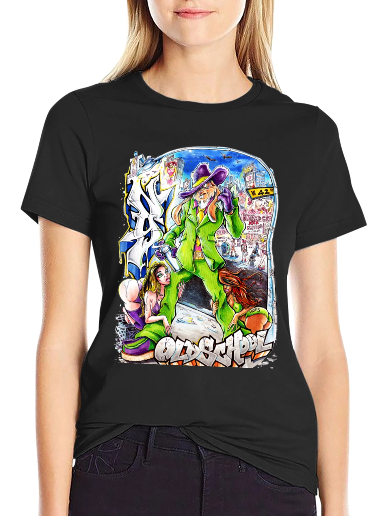 Old School Bunny T-Shirt: Retro Cartoon Graphic Tee