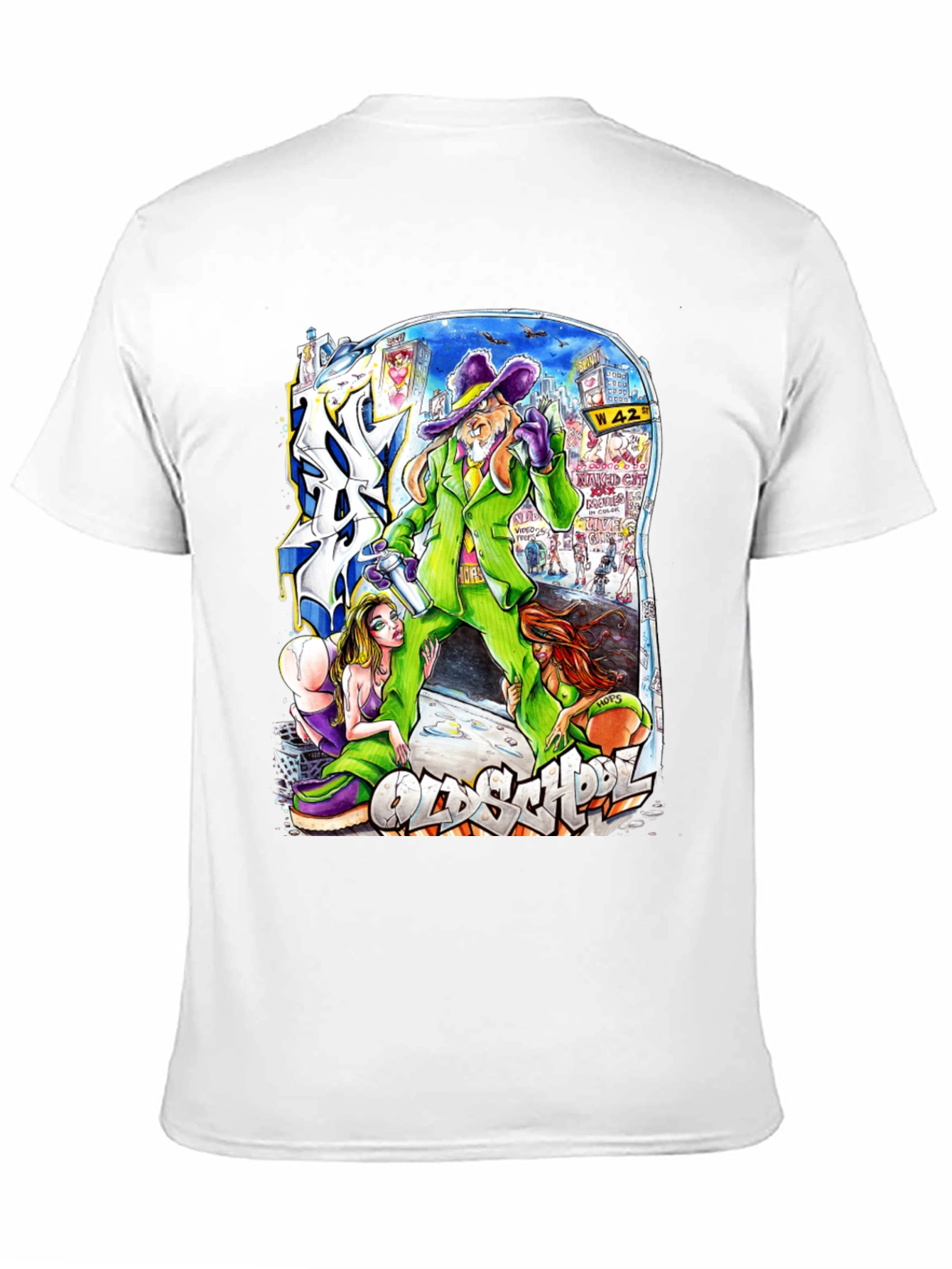 Old School Bunny T-Shirt: Retro Cartoon Graphic Tee