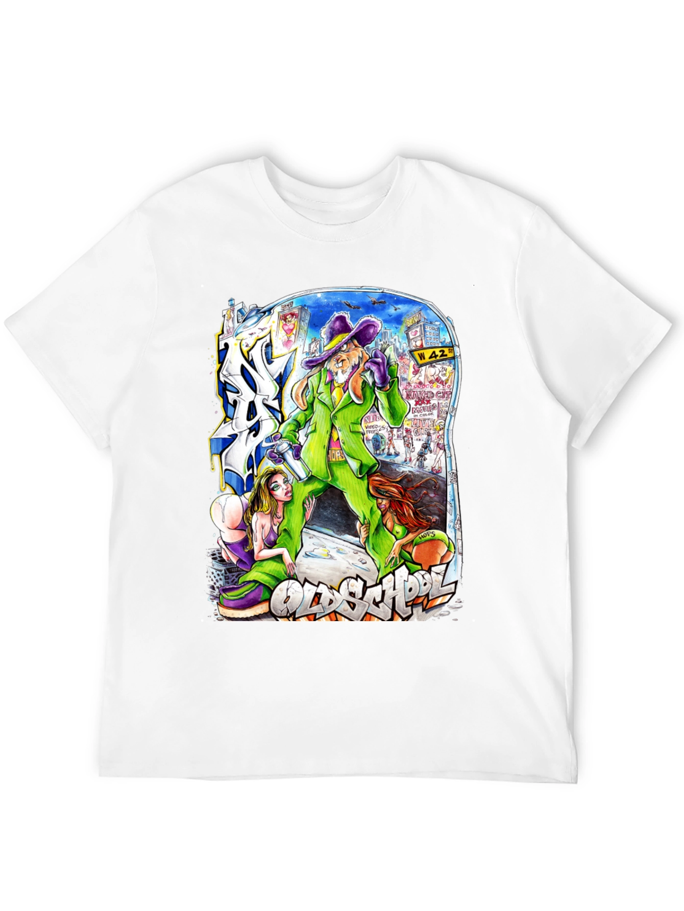 Old School Bunny T-Shirt: Retro Cartoon Graphic Tee