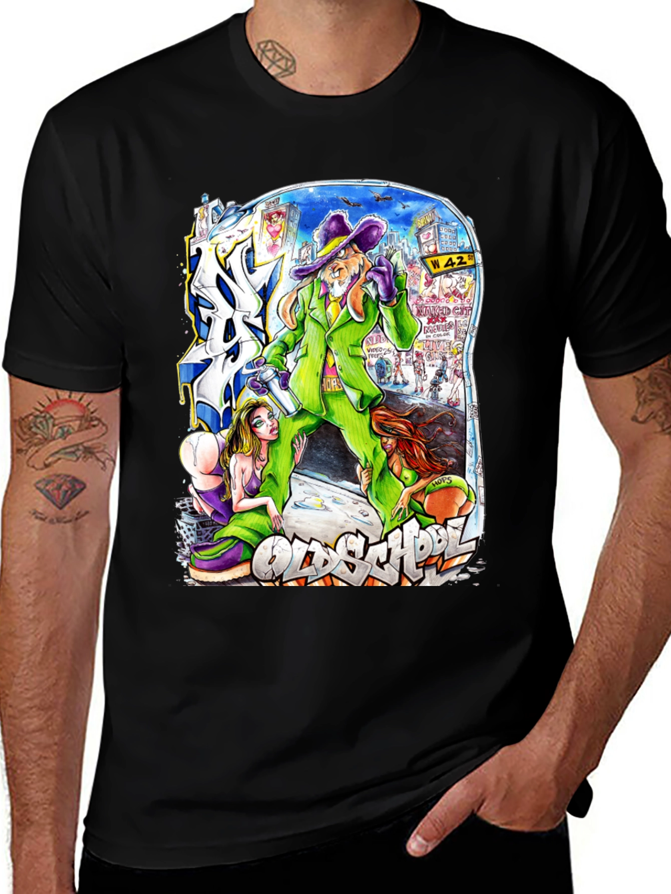 Old School Bunny T-Shirt: Retro Cartoon Graphic Tee