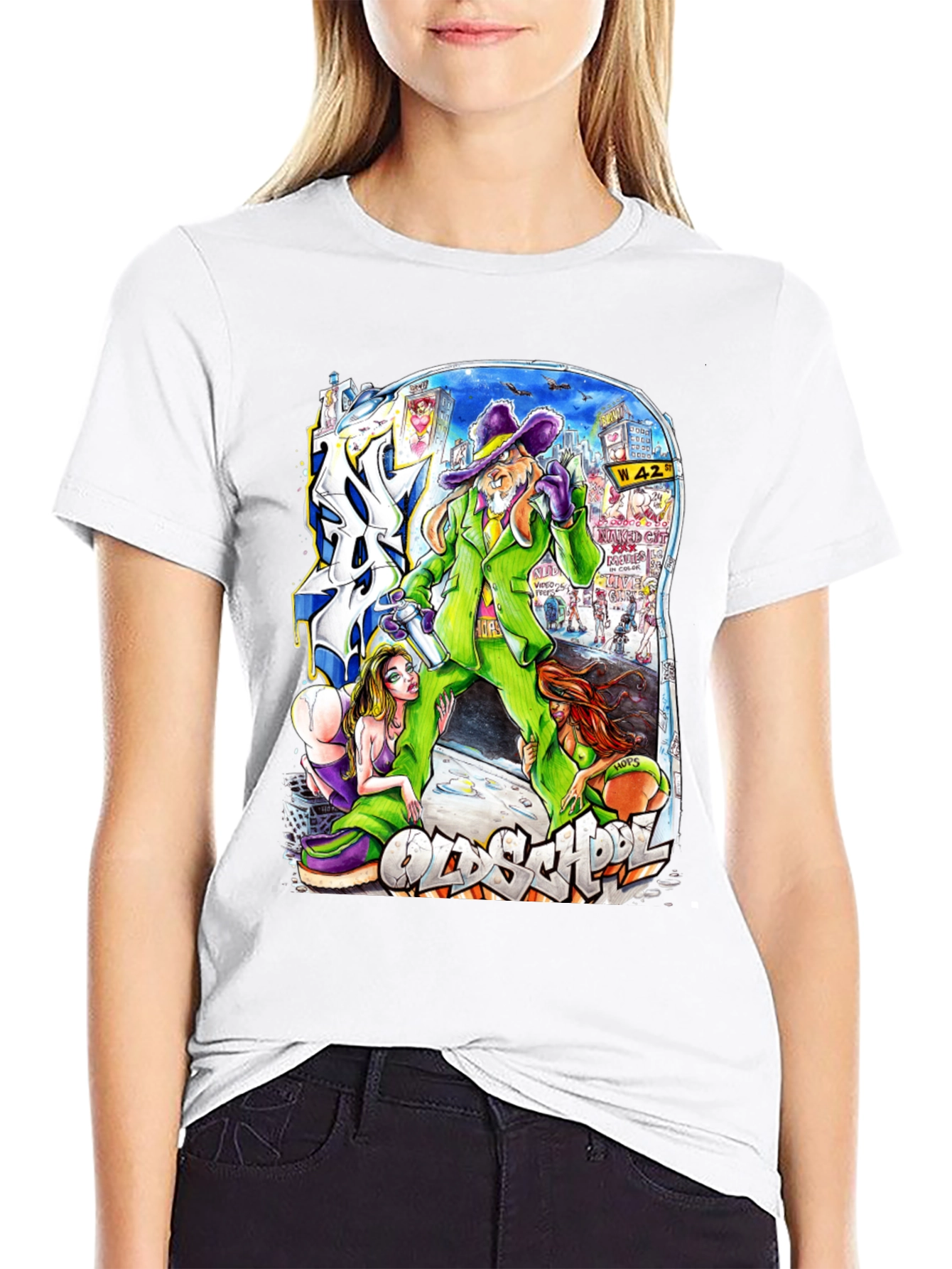 Old School Bunny T-Shirt: Retro Cartoon Graphic Tee