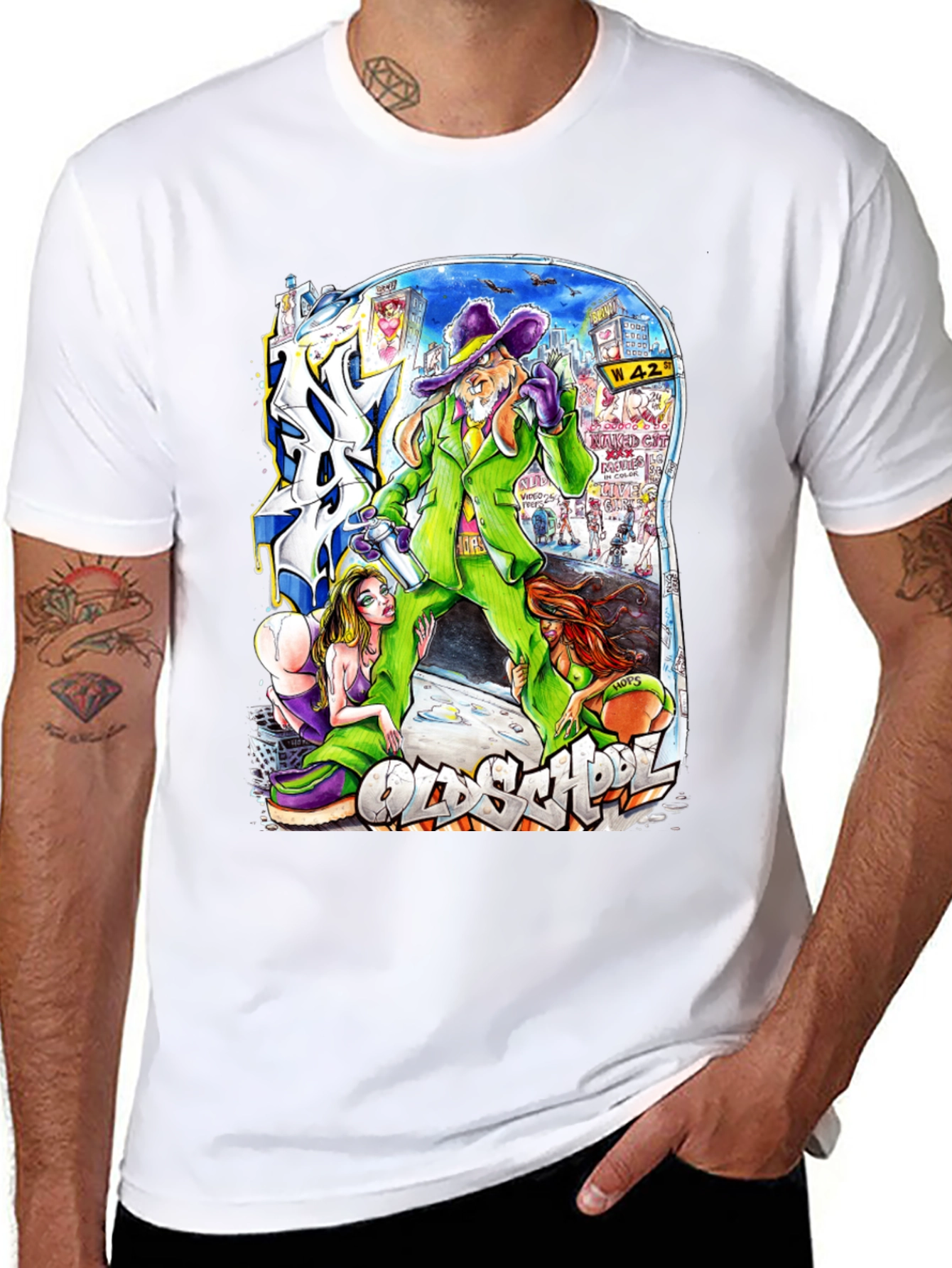 Old School Bunny T-Shirt: Retro Cartoon Graphic Tee