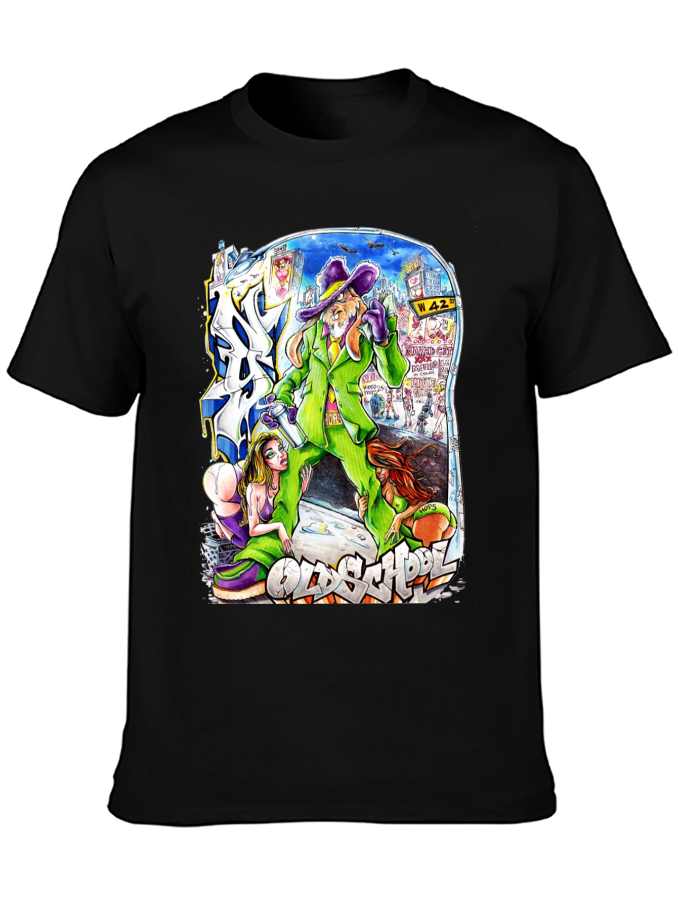 Old School Bunny T-Shirt: Retro Cartoon Graphic Tee