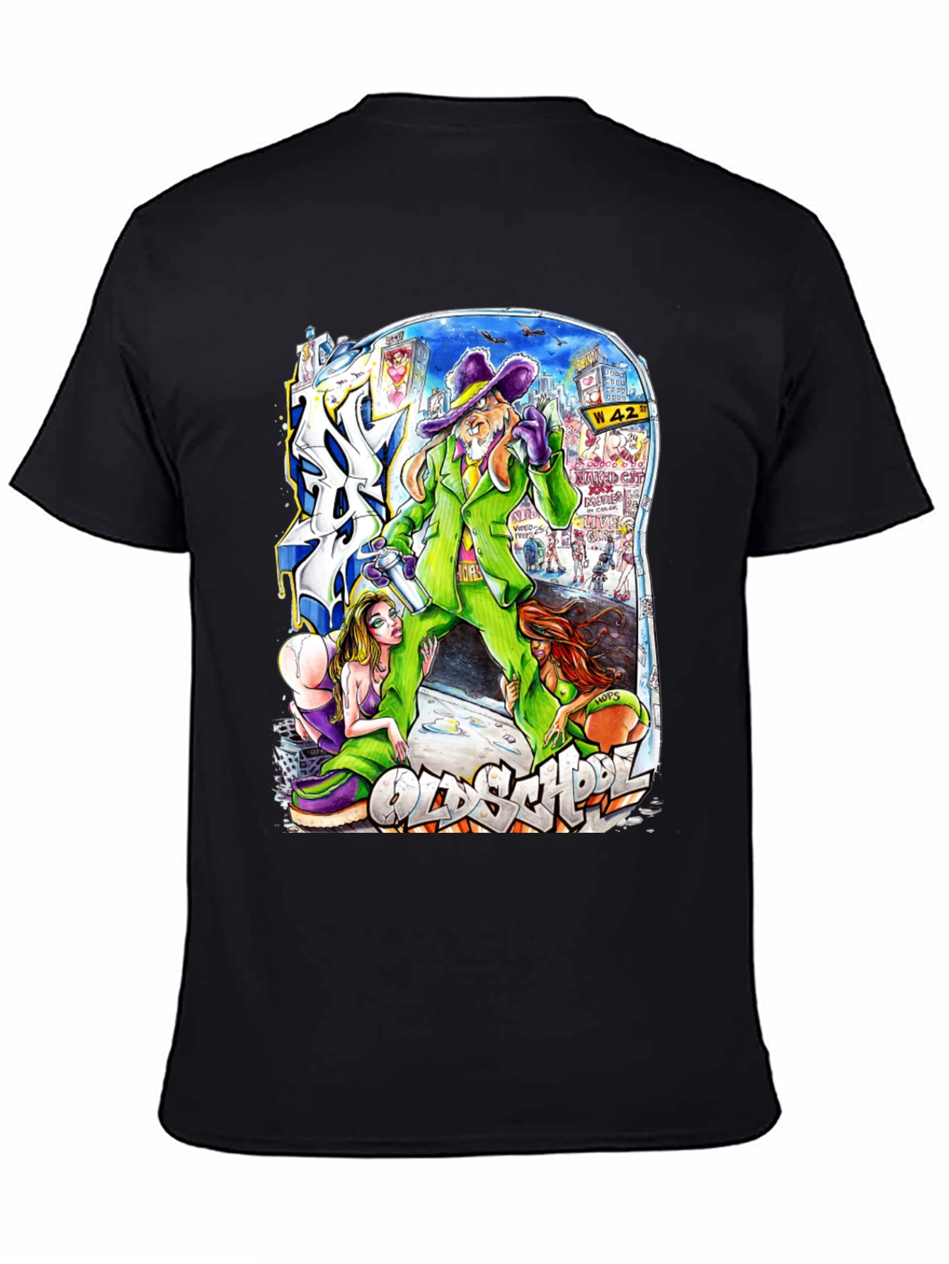 Old School Bunny T-Shirt: Retro Cartoon Graphic Tee