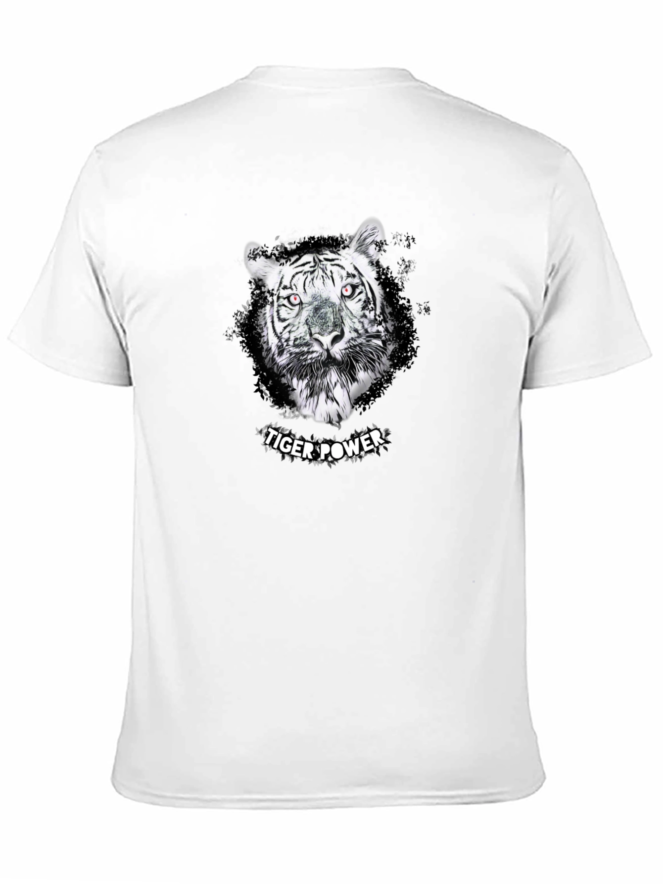 Tiger Power Graphic Tee - Stylish Black T-Shirt