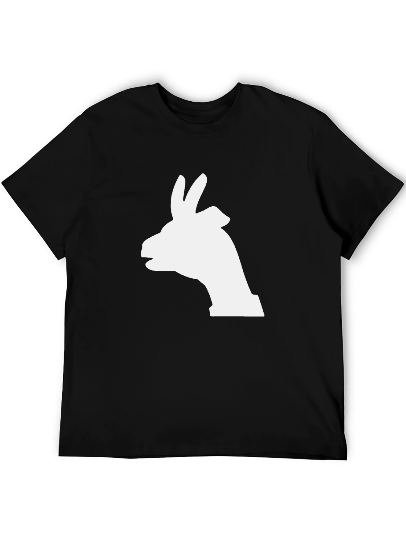 Llama Silhouette Black T-Shirt