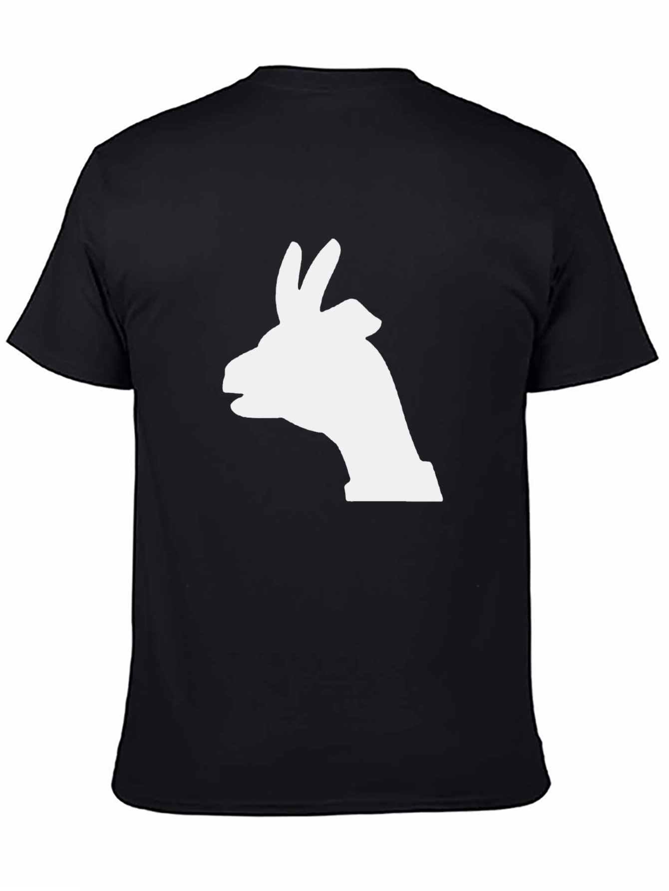 Llama Silhouette Black T-Shirt