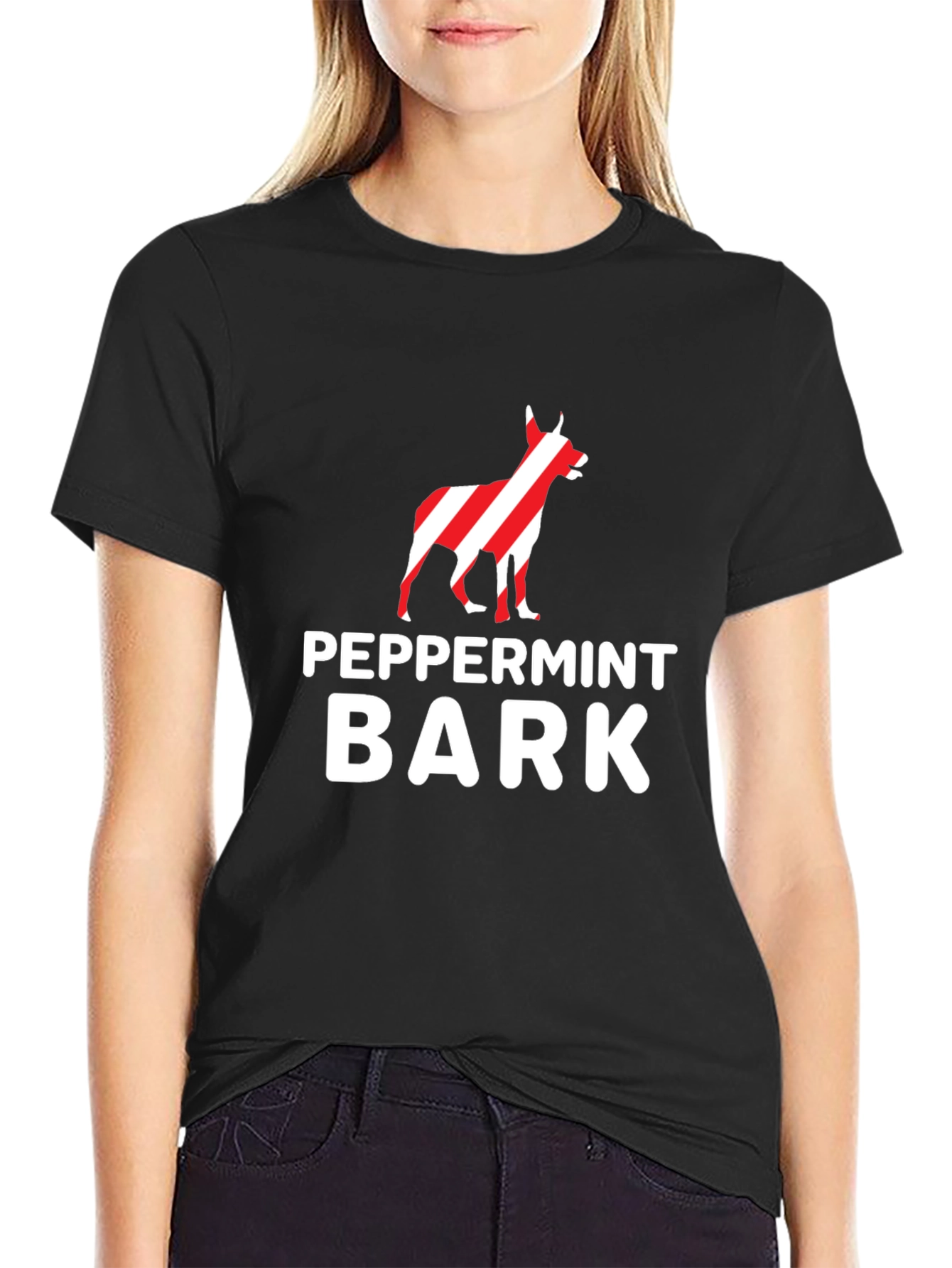Peppermint Bark Dog Graphic T-Shirt