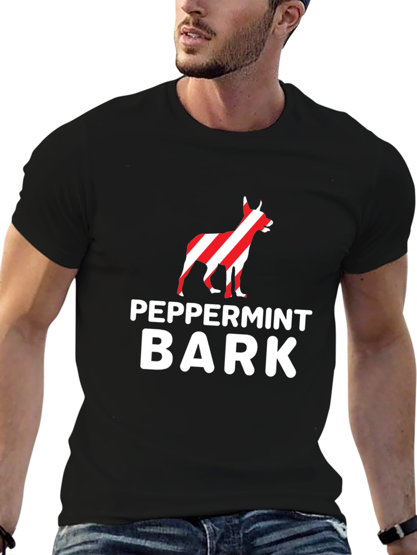 Peppermint Bark Dog Graphic T-Shirt