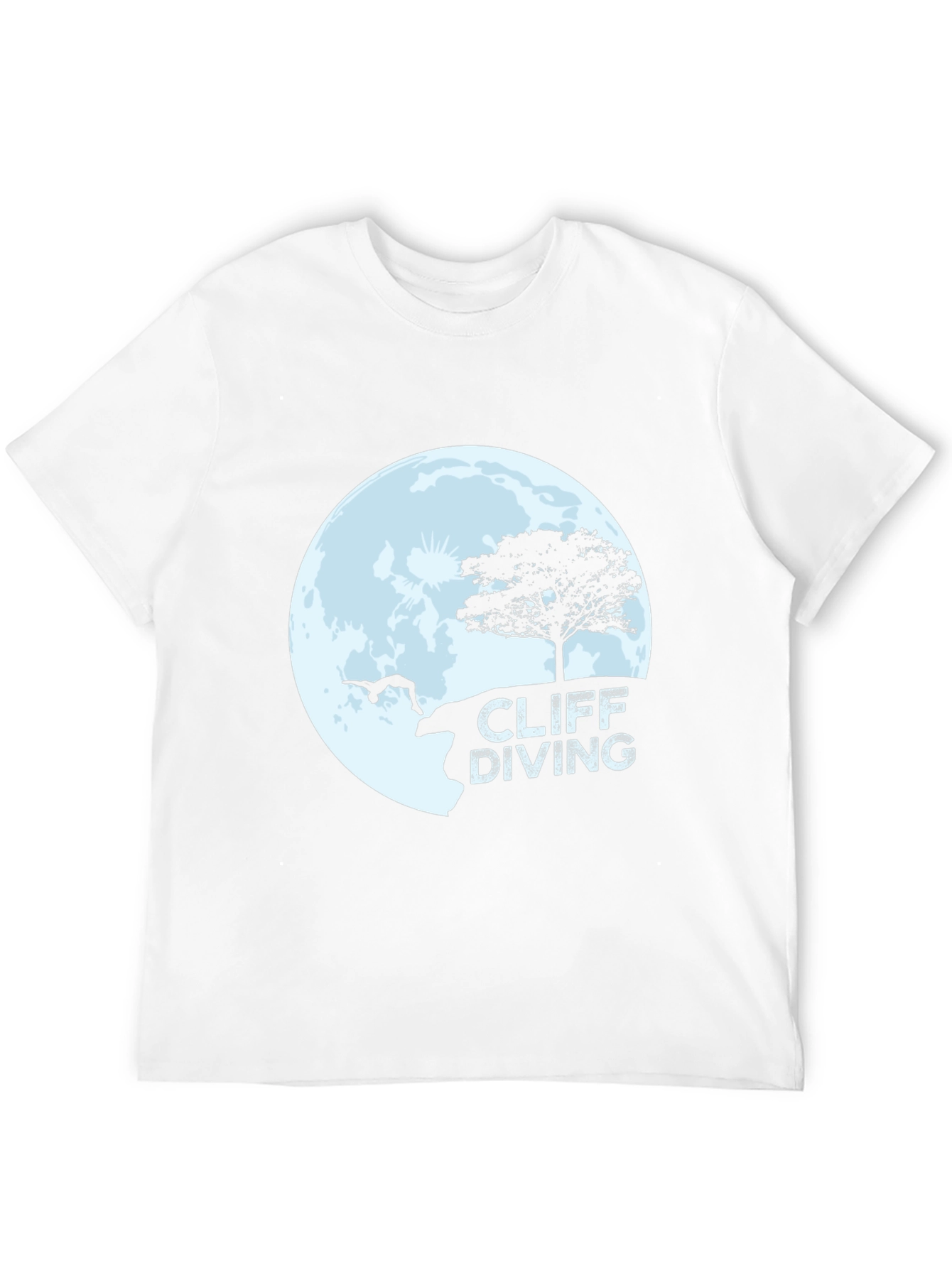Cliff Diving Graphic Tee - Daredevil Style T-Shirt