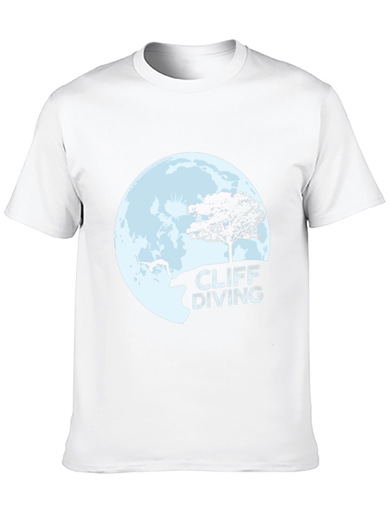 Cliff Diving Graphic Tee - Daredevil Style T-Shirt