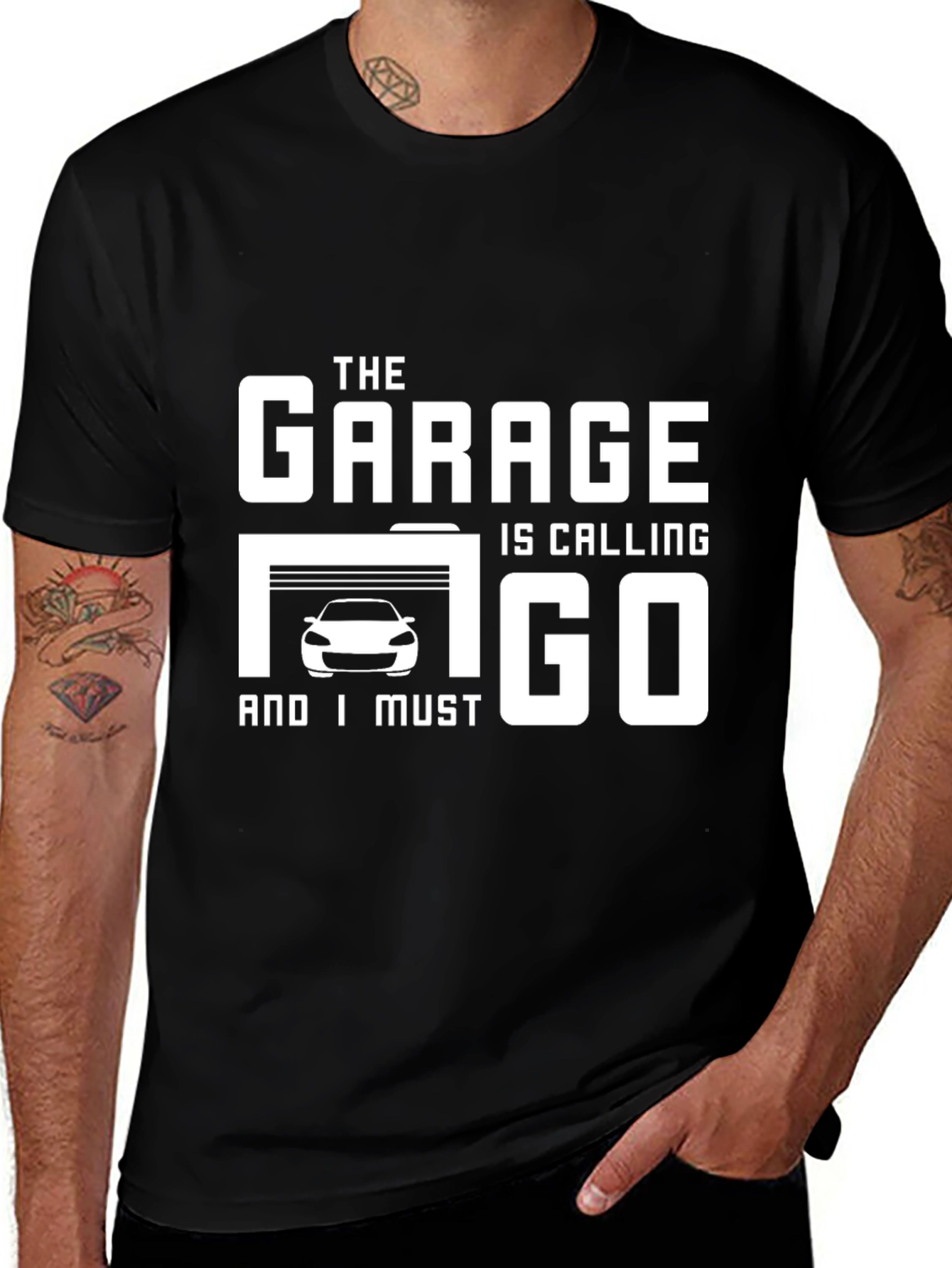 Garage Calling T-Shirt: Car Enthusiast Apparel