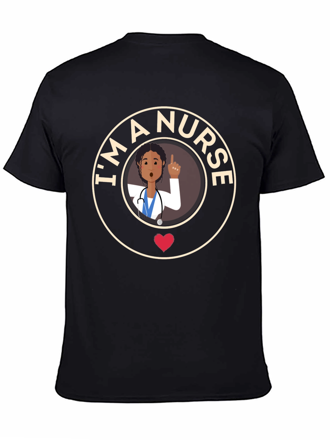 Im A Nurse Cartoon Graphic T-Shirt