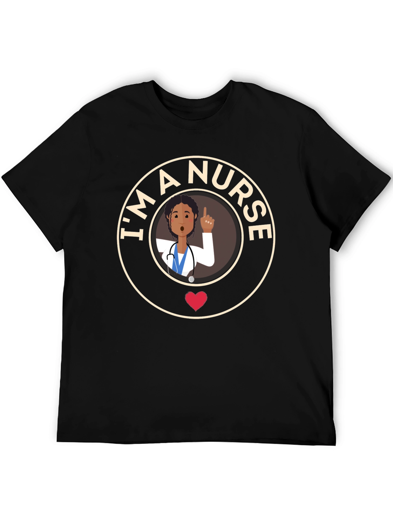 Im A Nurse Cartoon Graphic T-Shirt