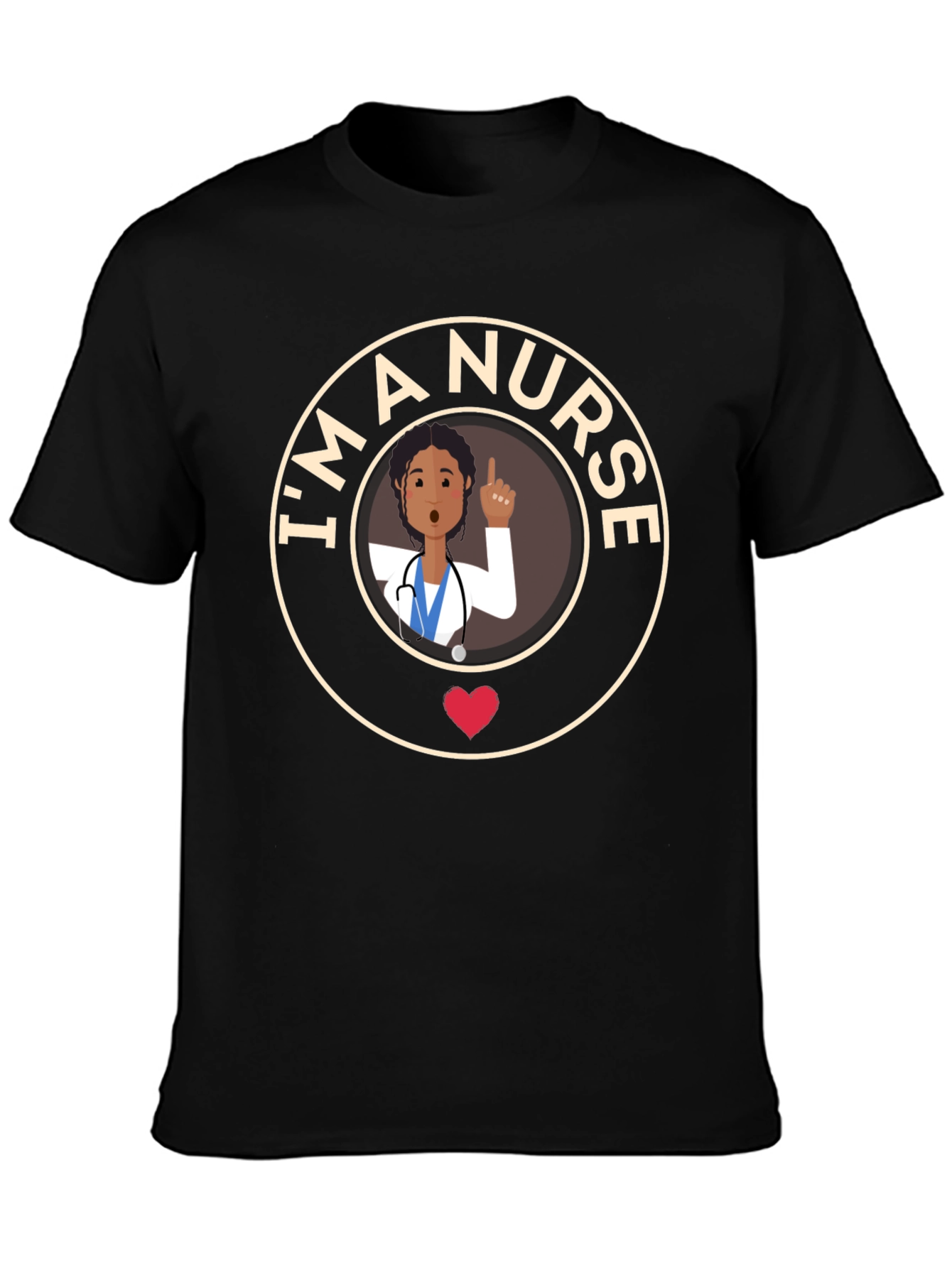 Im A Nurse Cartoon Graphic T-Shirt
