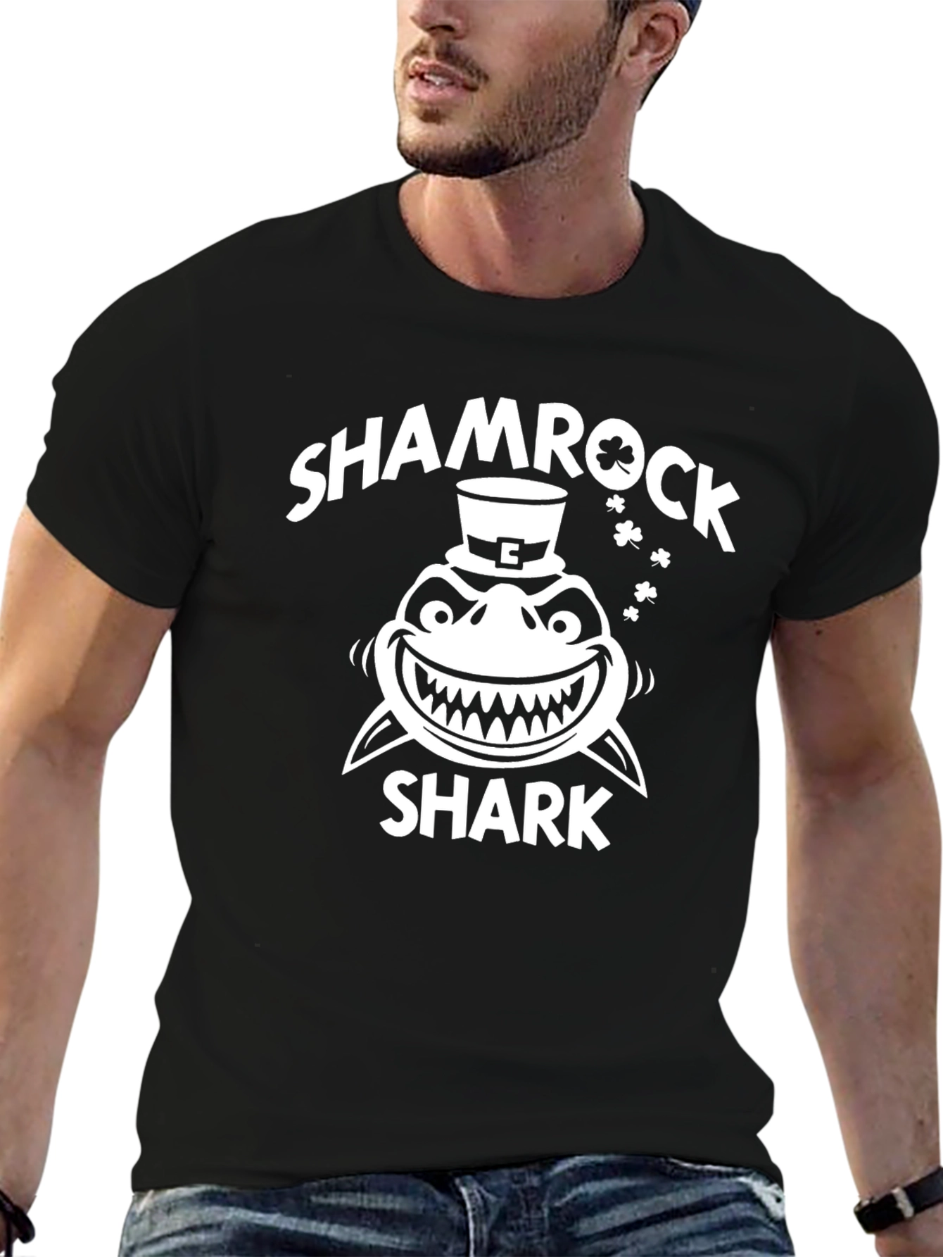 Shamrock Shark St. Patricks Day T-Shirt