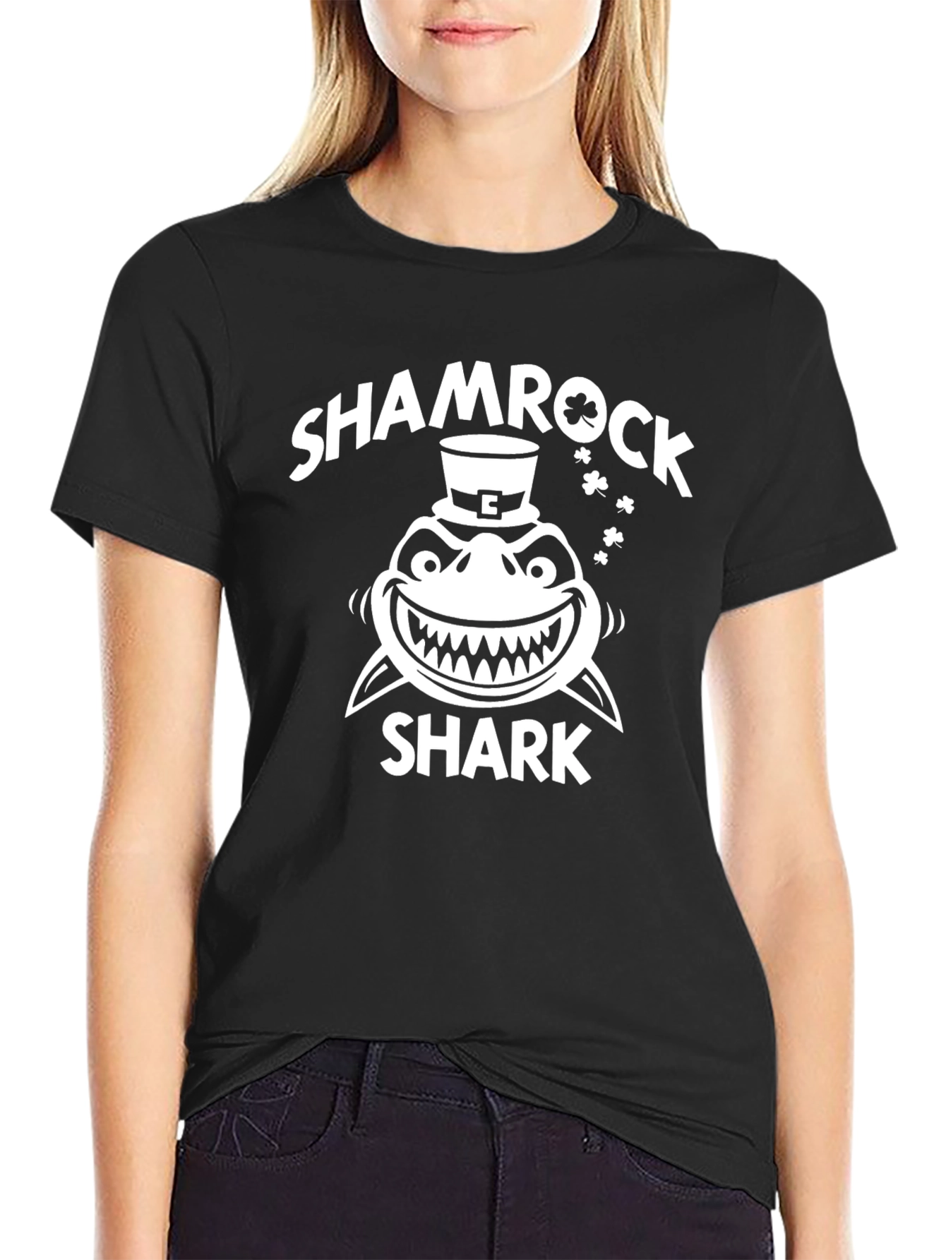 Shamrock Shark St. Patricks Day T-Shirt