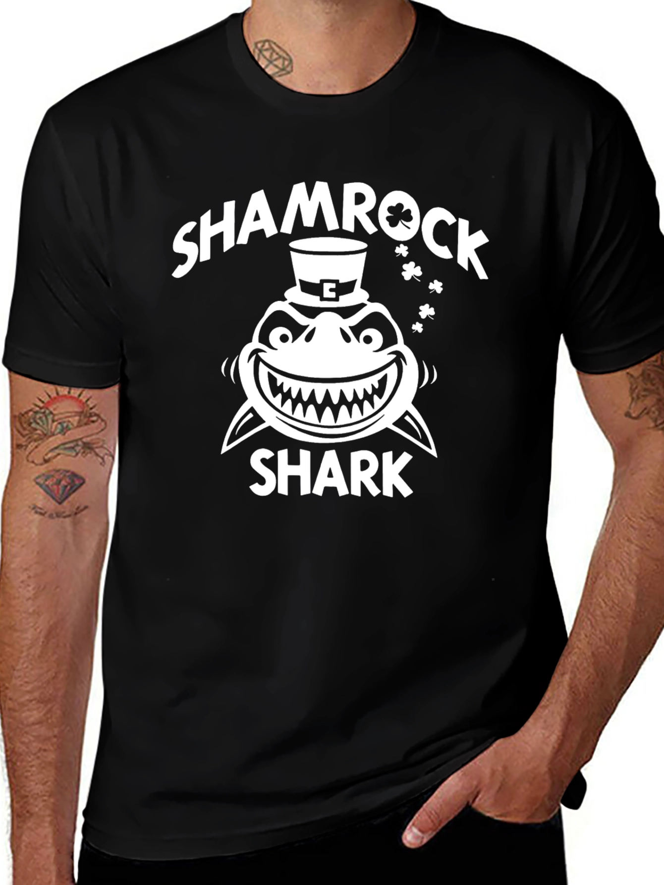 Shamrock Shark St. Patricks Day T-Shirt