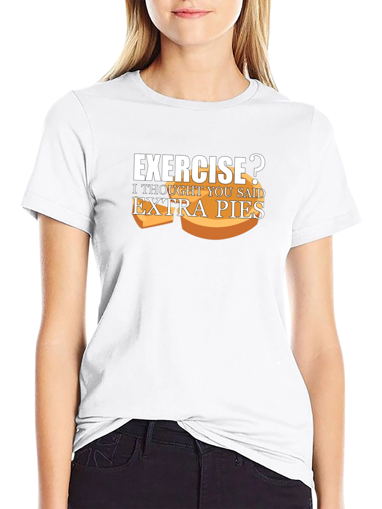 Exercise? Extra Pies T-Shirt Funny Foodie Tee