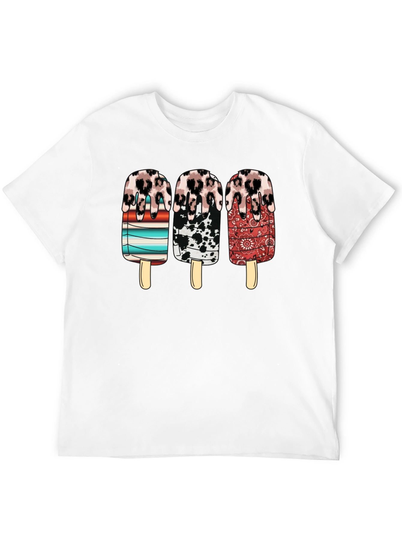 Western Ice Cream Popsicle Graphic Tee