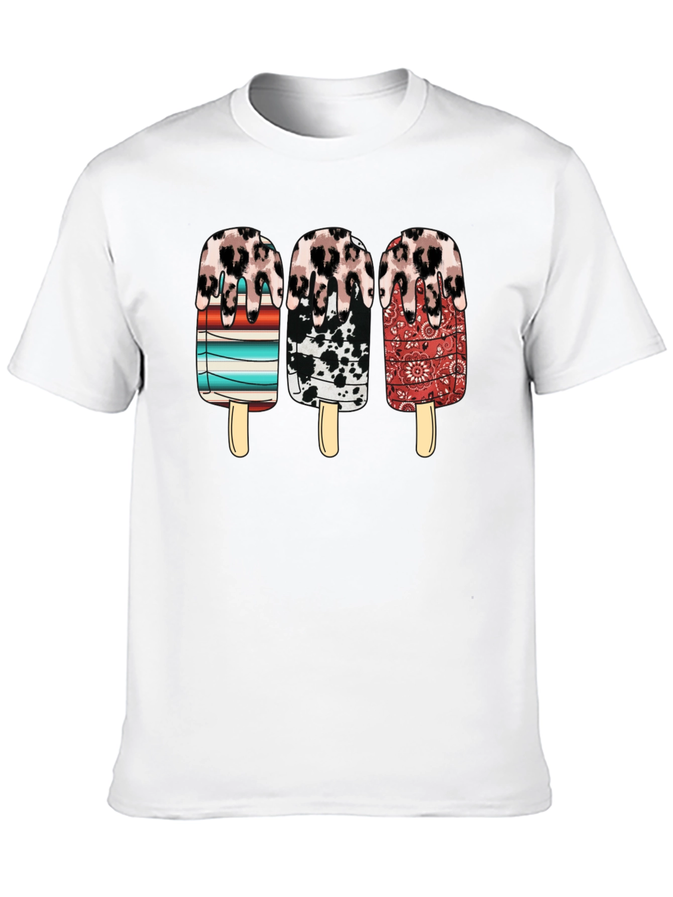 Western Ice Cream Popsicle Graphic Tee