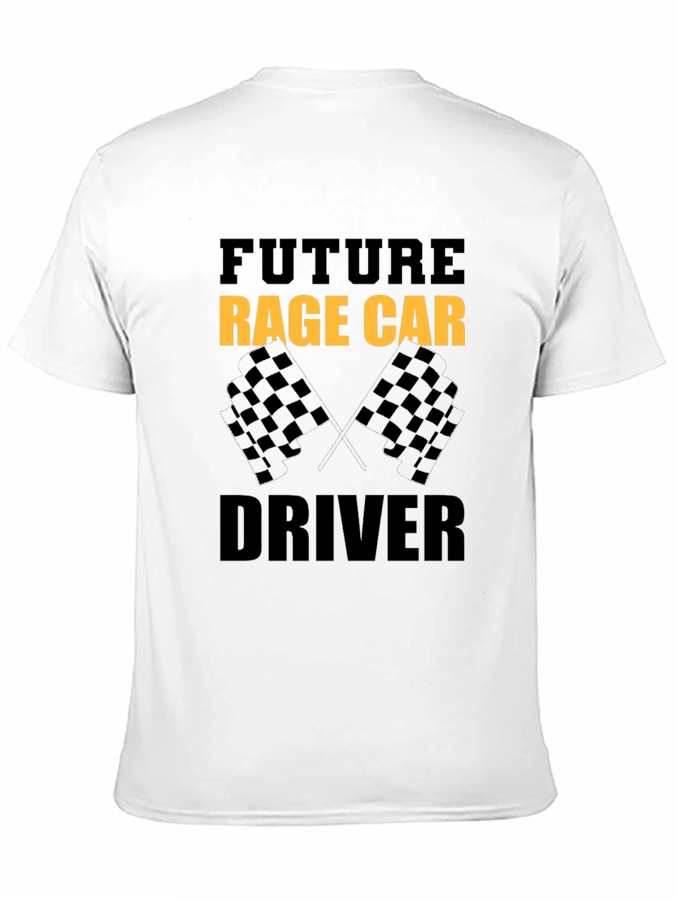 Future Rage Car Driver Black T-Shirt