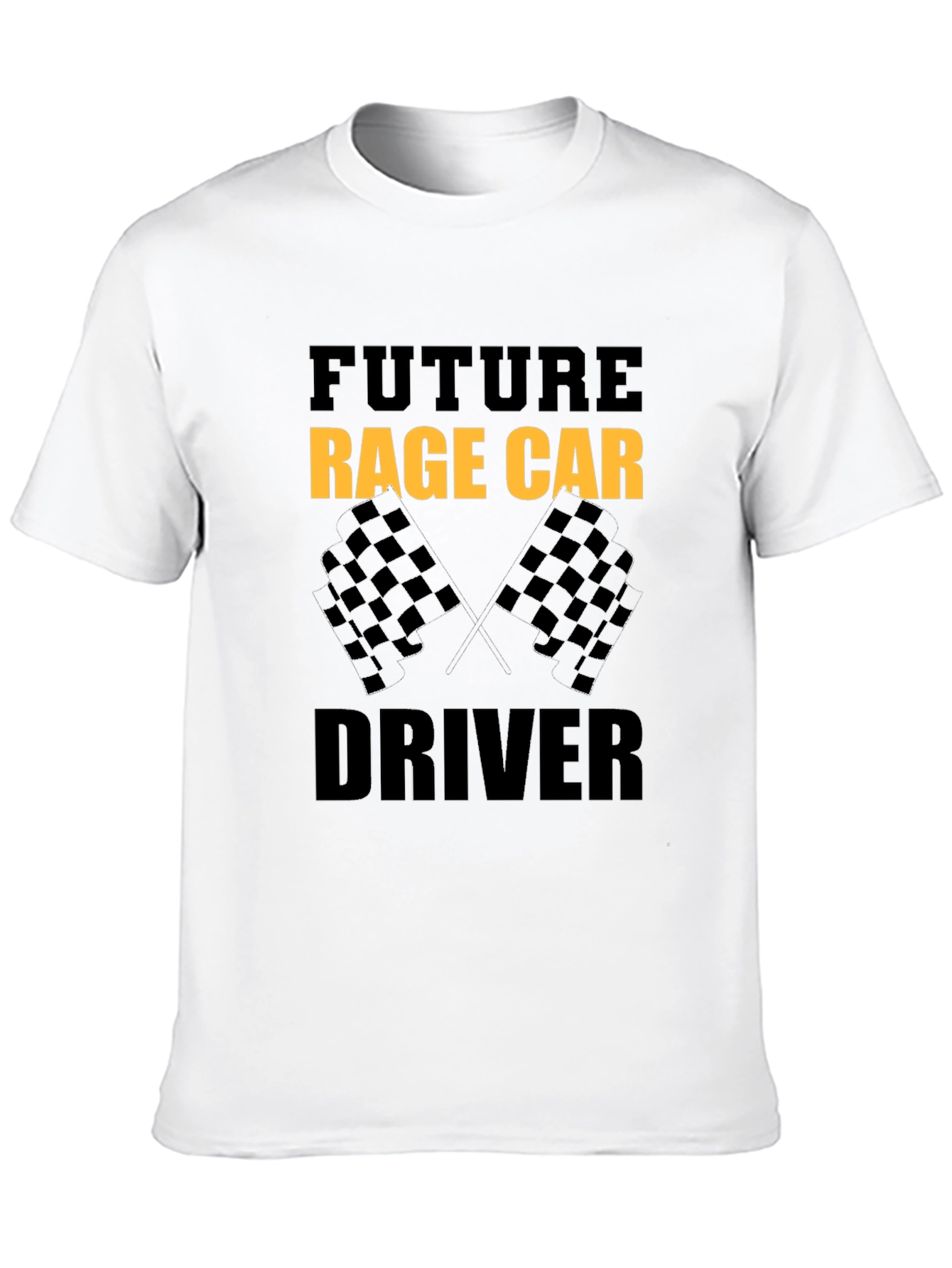 Future Rage Car Driver Black T-Shirt