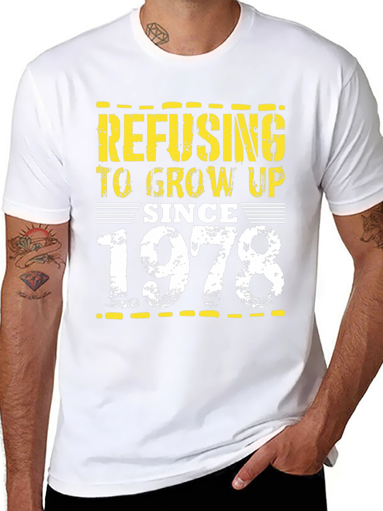Refusing To Grow Up Since 1978 Graphic Tee