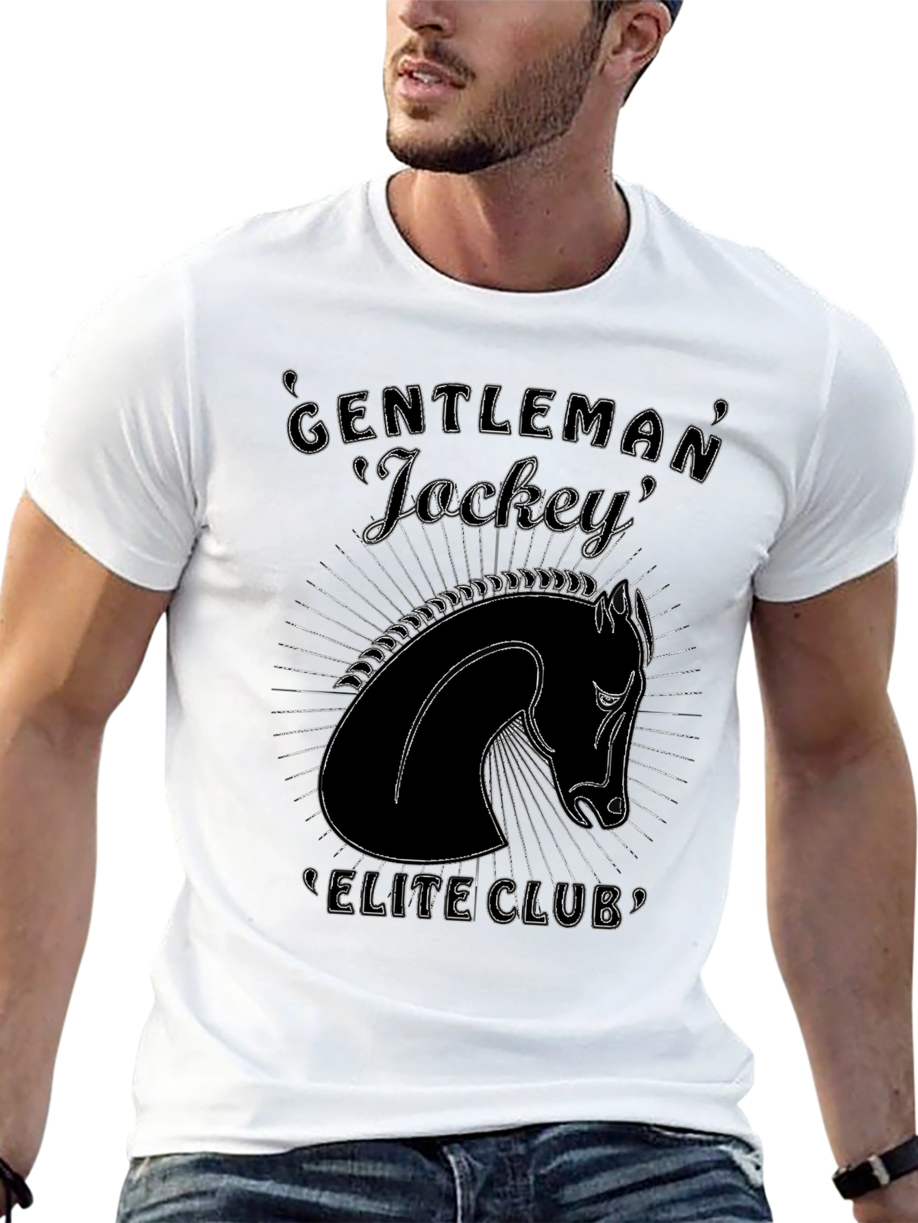 Gentleman Jockey Elite Club Black T-Shirt