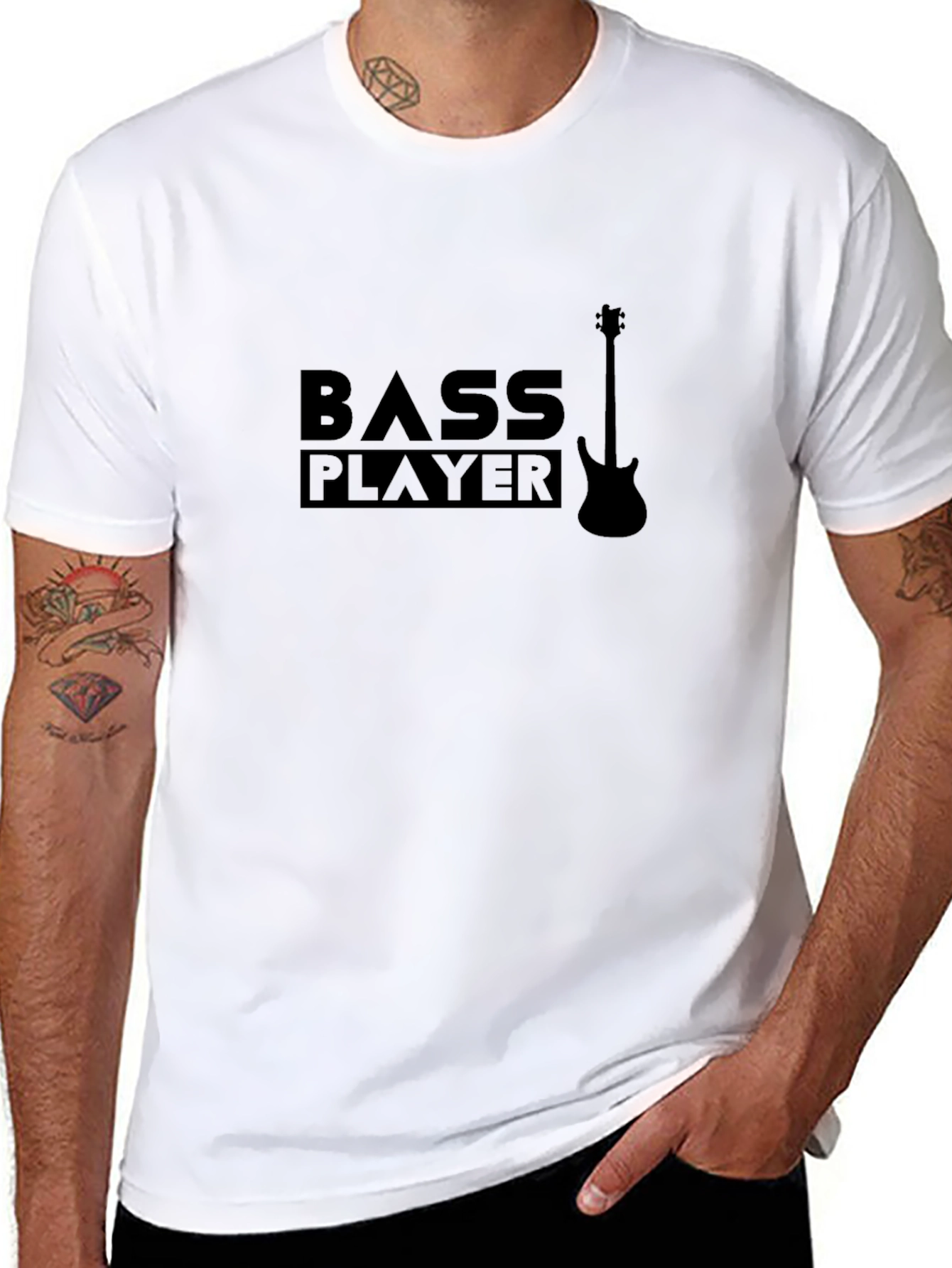 Bass Player Black T-Shirt