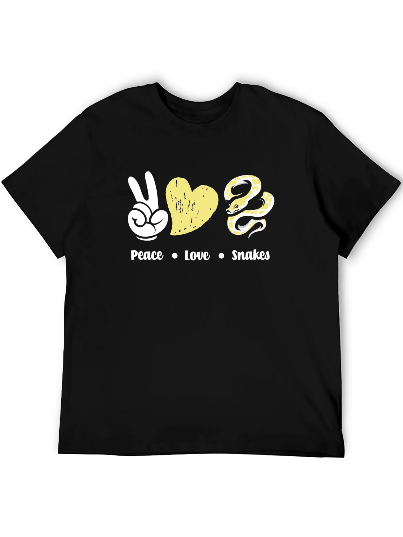Peace Love Snakes T-Shirt - Unique Graphic Tee