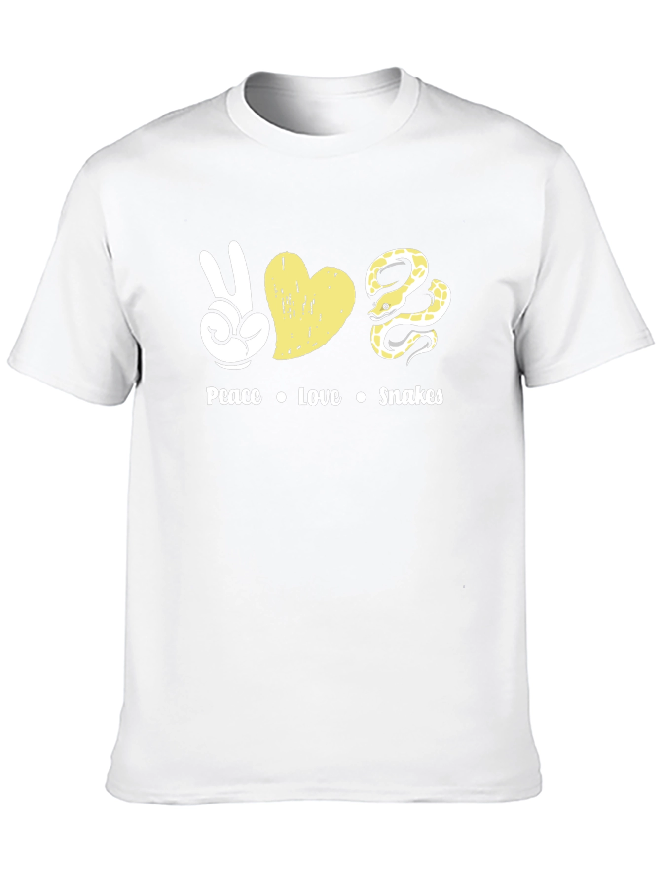 Peace Love Snakes T-Shirt - Unique Graphic Tee