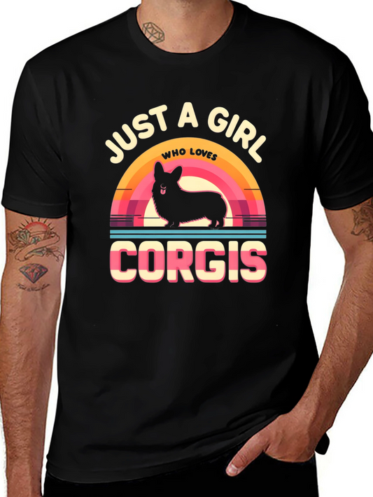 Just a Girl Who Loves Corgis T-Shirt