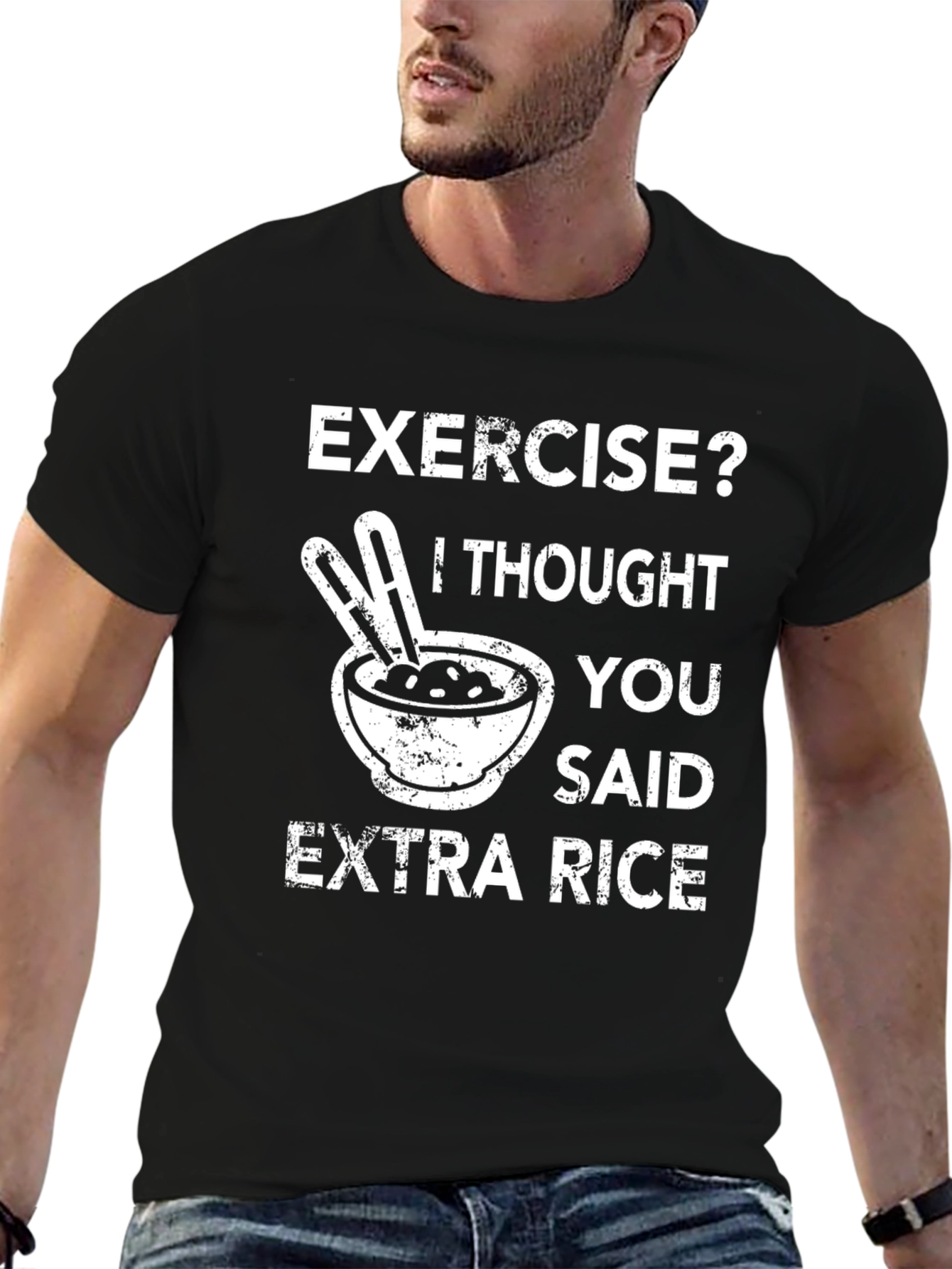 Exercise? Extra Rice T-Shirt