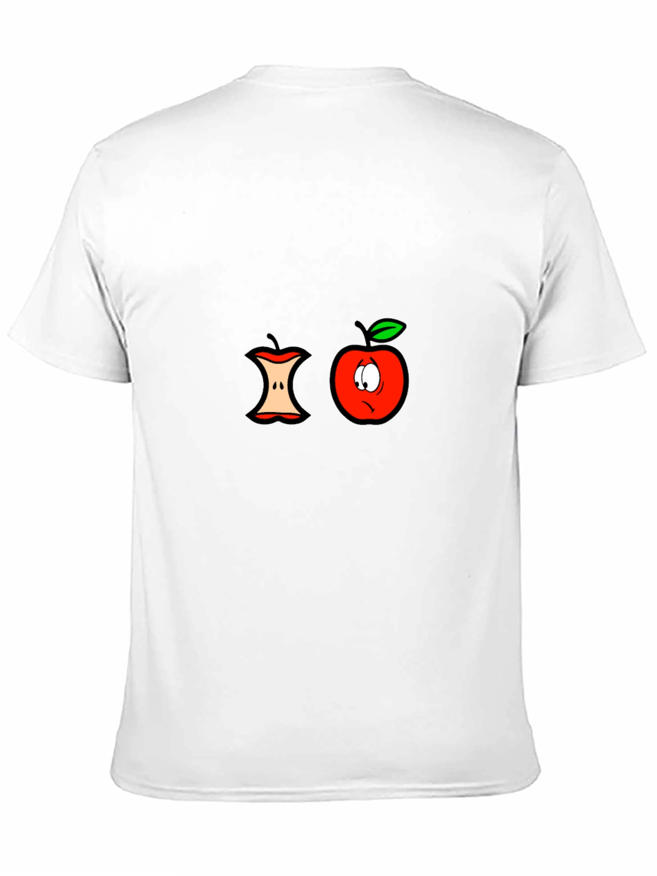 Funny Apple Core Graphic Tee