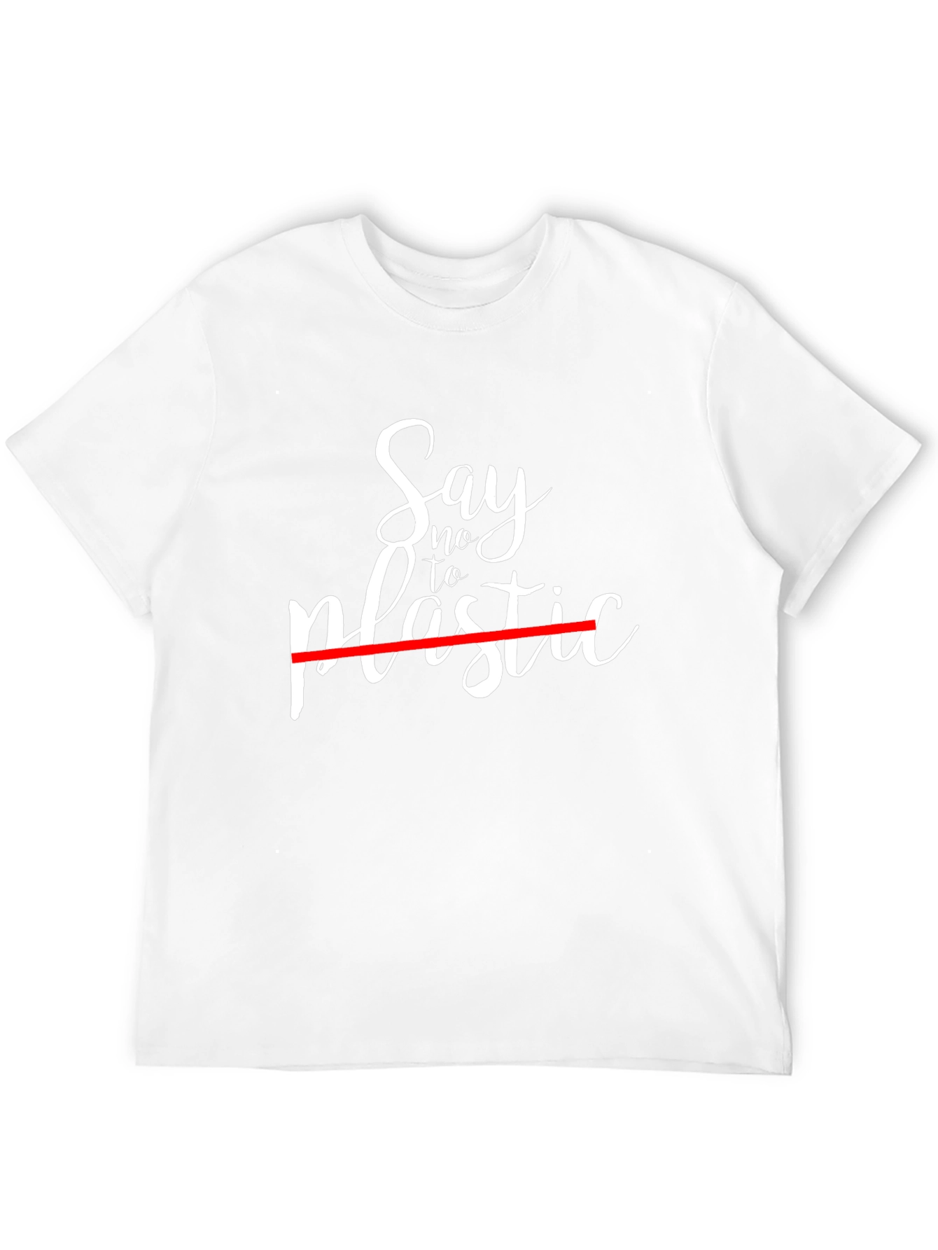 Say No To Plastic Black T-Shirt