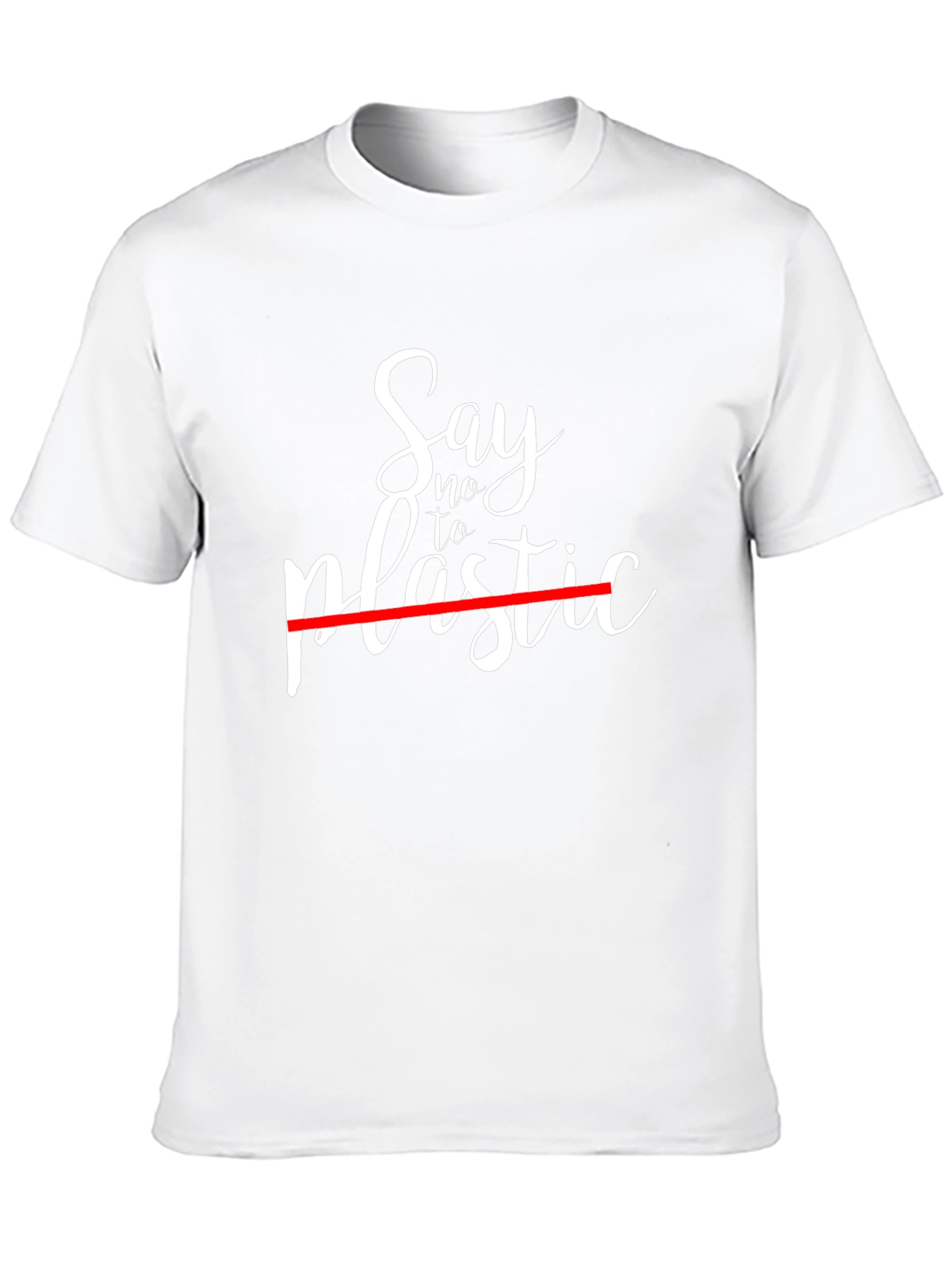 Say No To Plastic Black T-Shirt