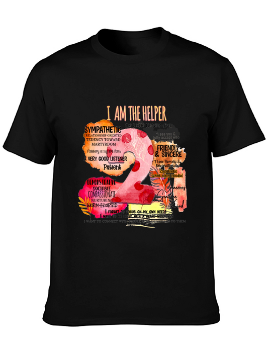 I am the Helper Graphic Tee - Compassion Empathy & Sincerity