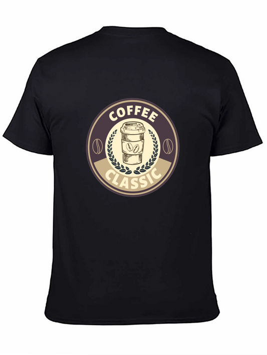 Classic Coffee Graphic Tee - Soft Cotton Blend