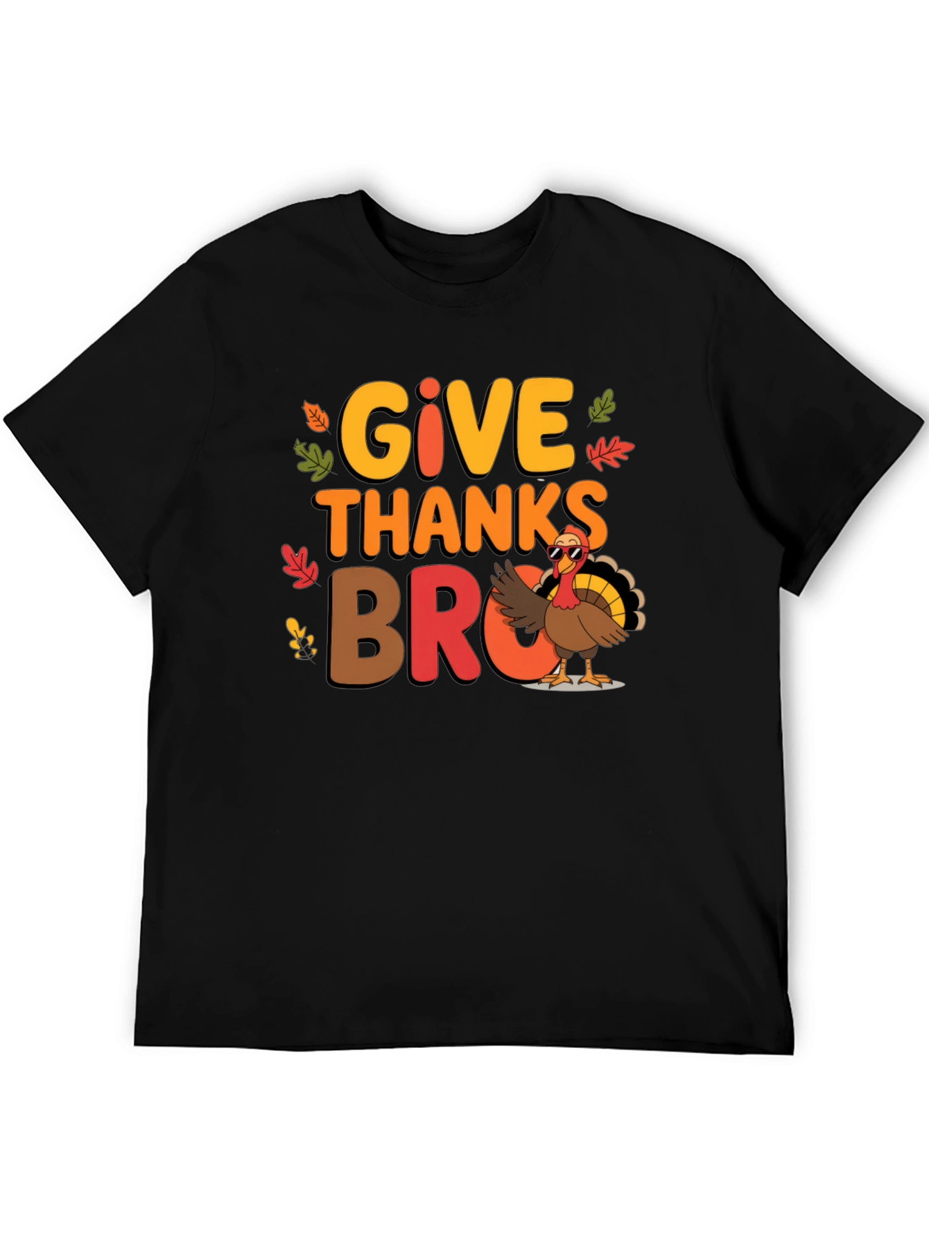 Give Thanks Bro Thanksgiving T-Shirt