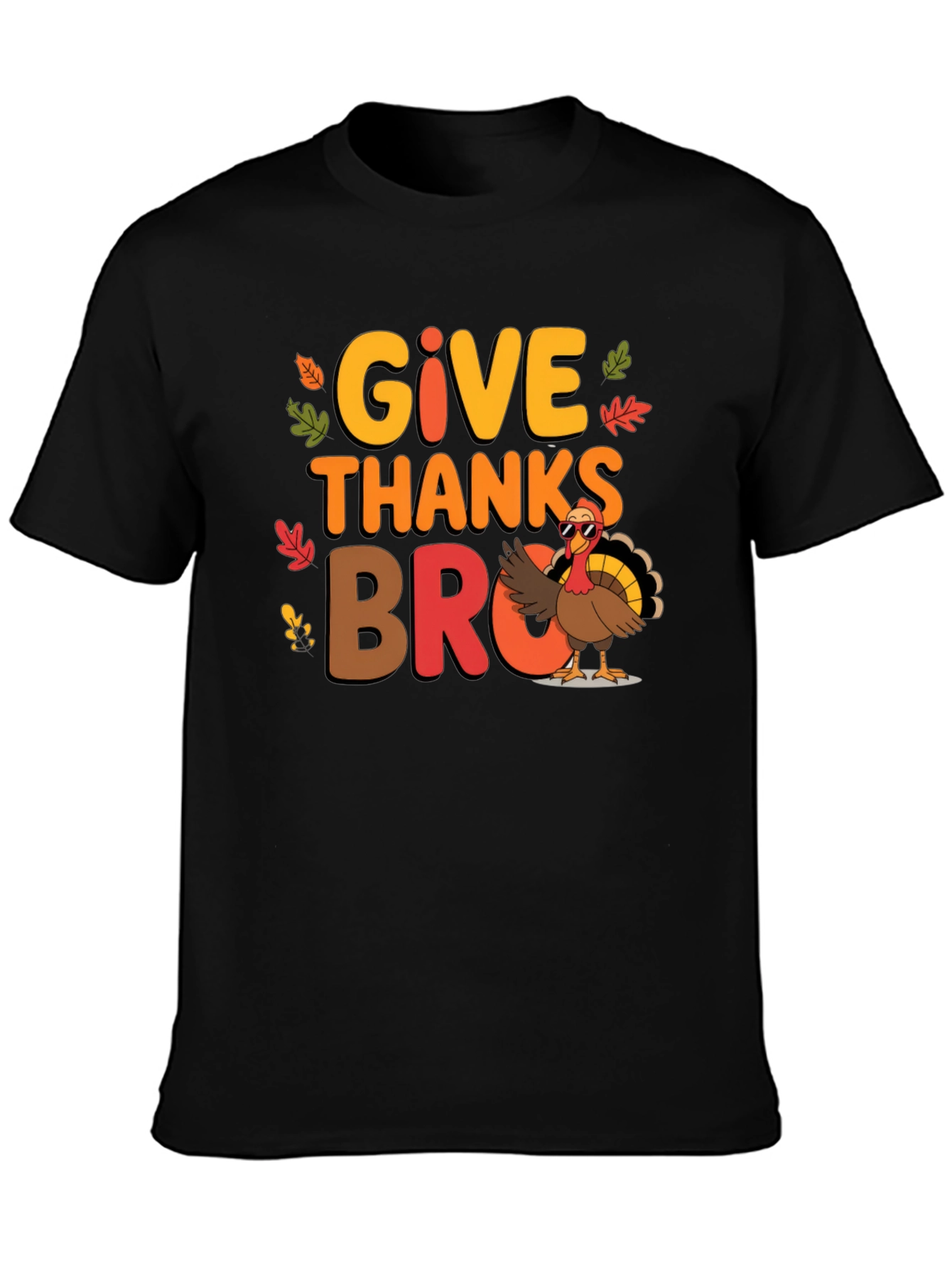 Give Thanks Bro Thanksgiving T-Shirt
