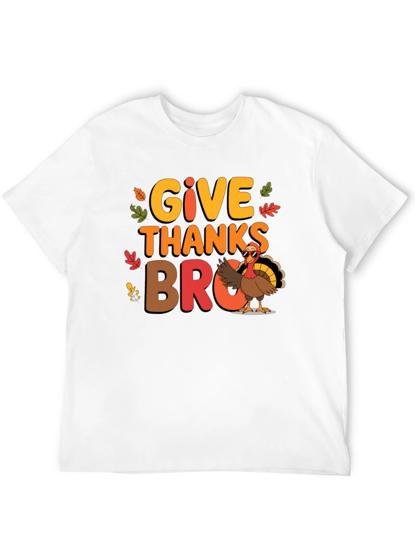 Give Thanks Bro Thanksgiving T-Shirt