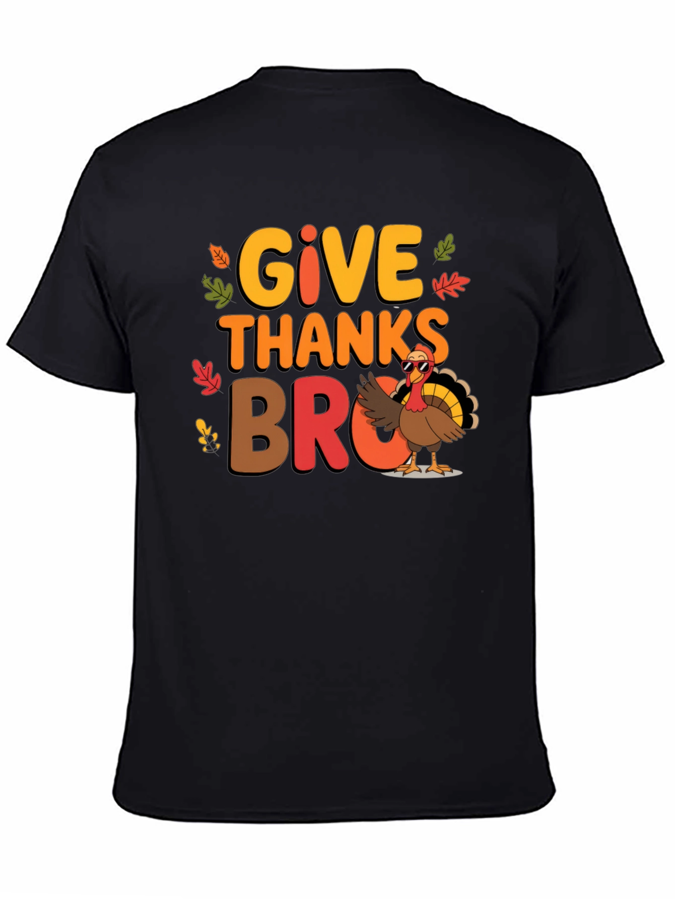 Give Thanks Bro Thanksgiving T-Shirt
