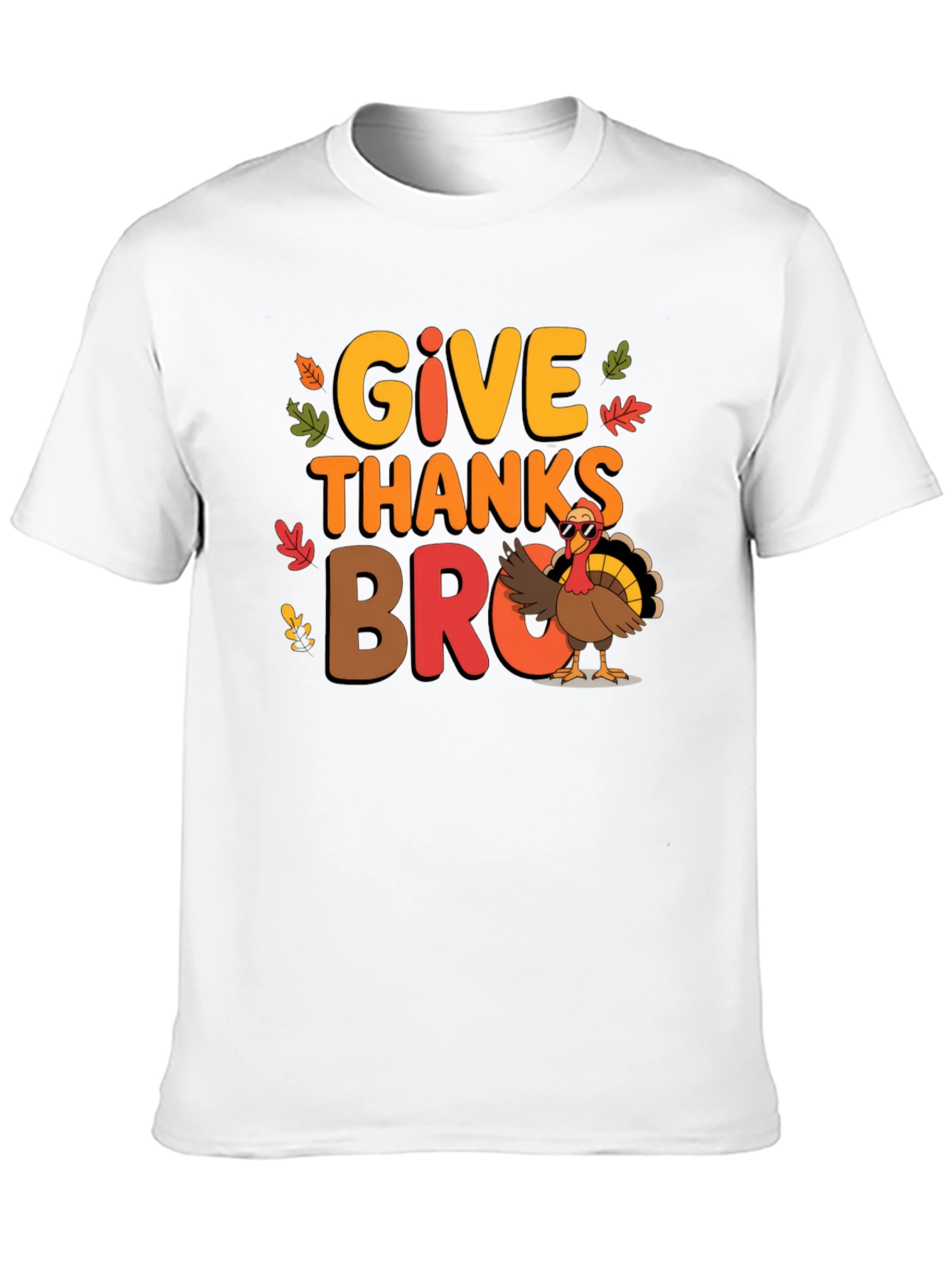 Give Thanks Bro Thanksgiving T-Shirt