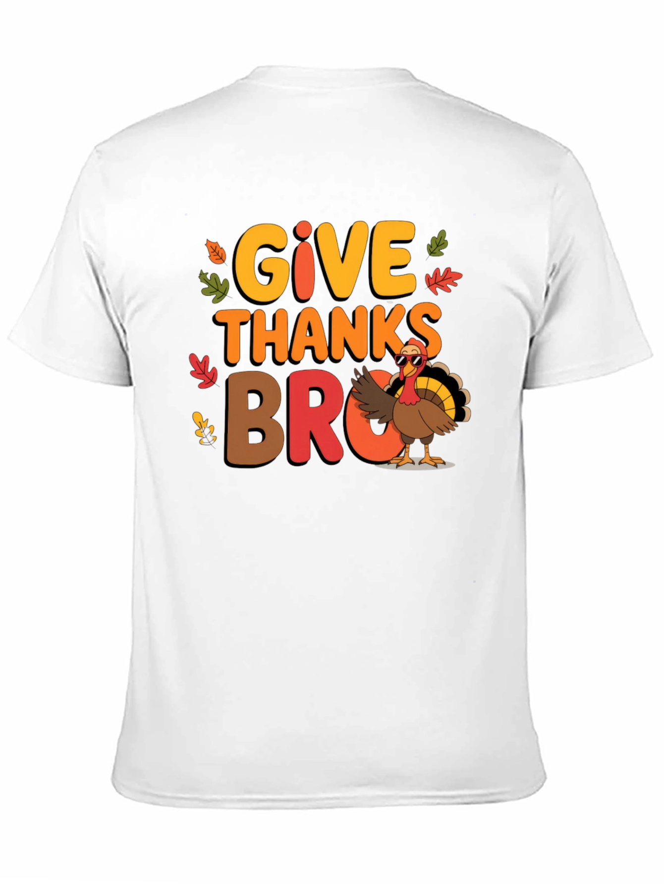 Give Thanks Bro Thanksgiving T-Shirt