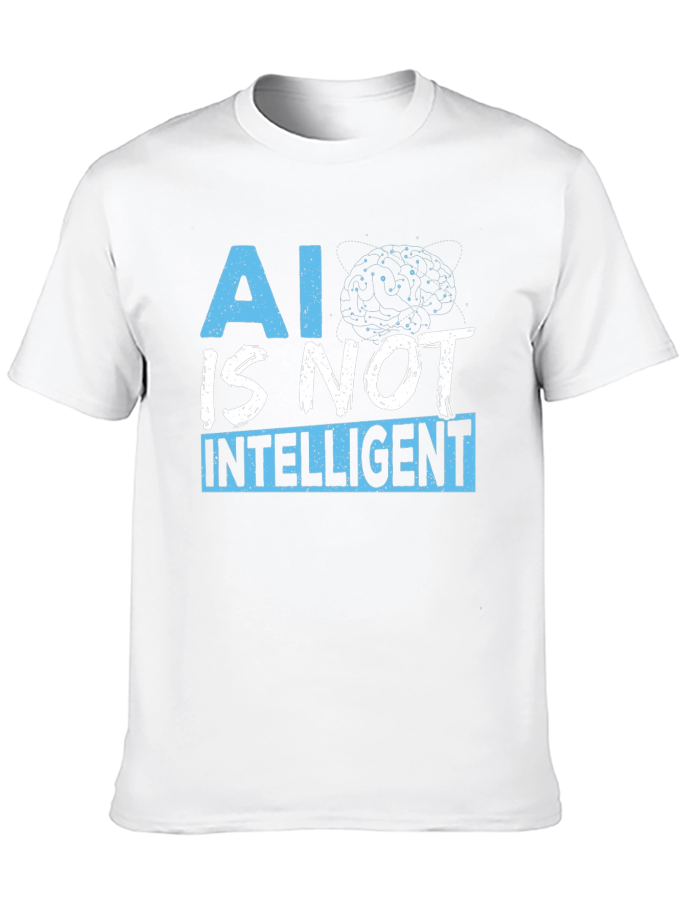 AI is Not Intelligent T-Shirt - Black