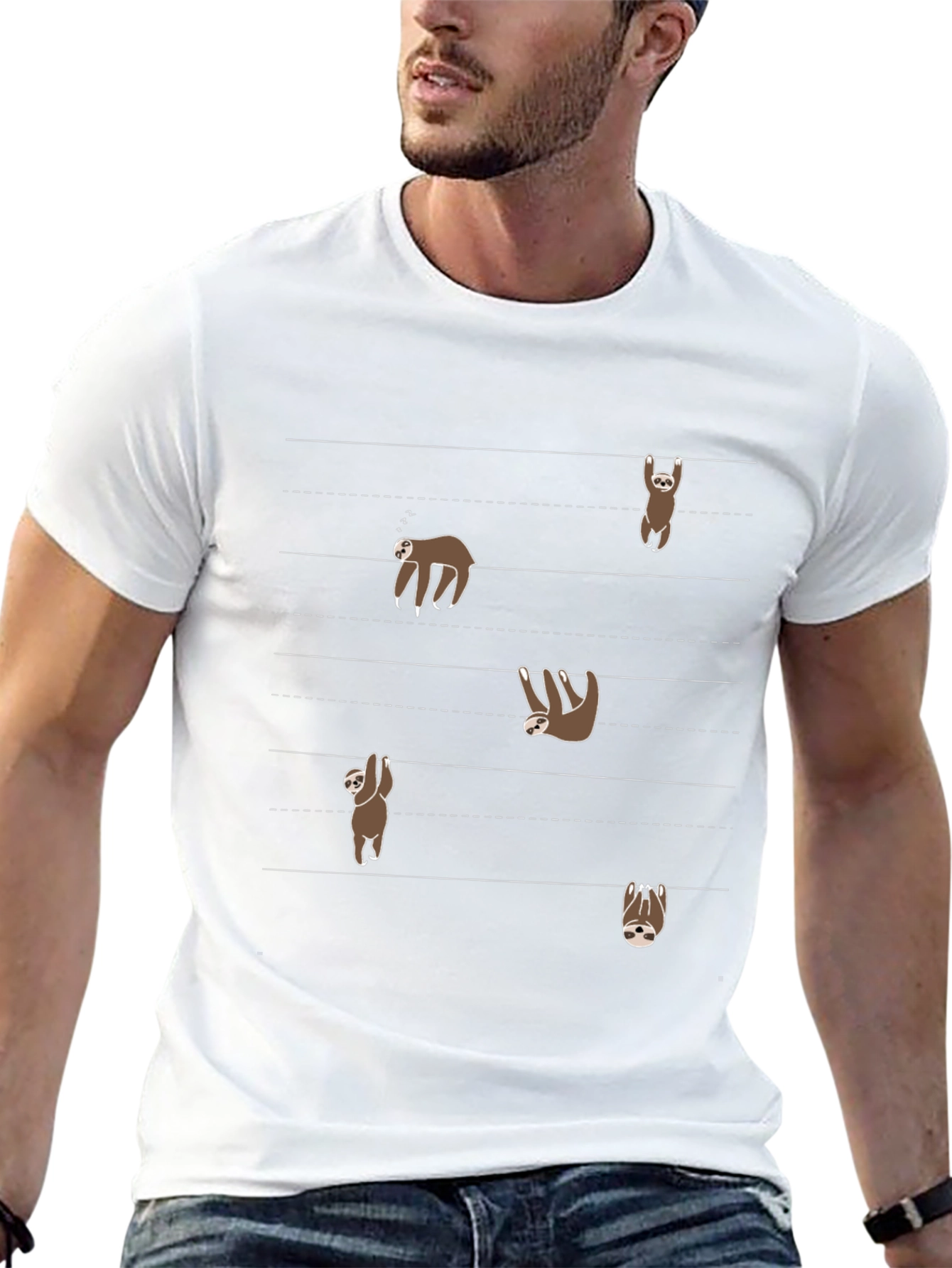 Sloth Hanging Around T-Shirt