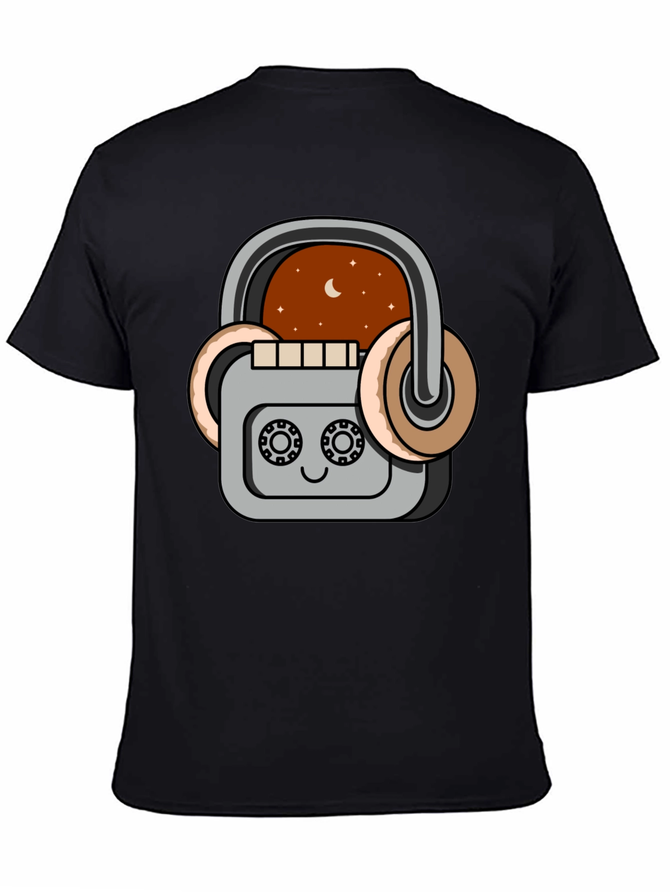 Retro Cassette Player Graphic T-Shirt - Music Lover Tee
